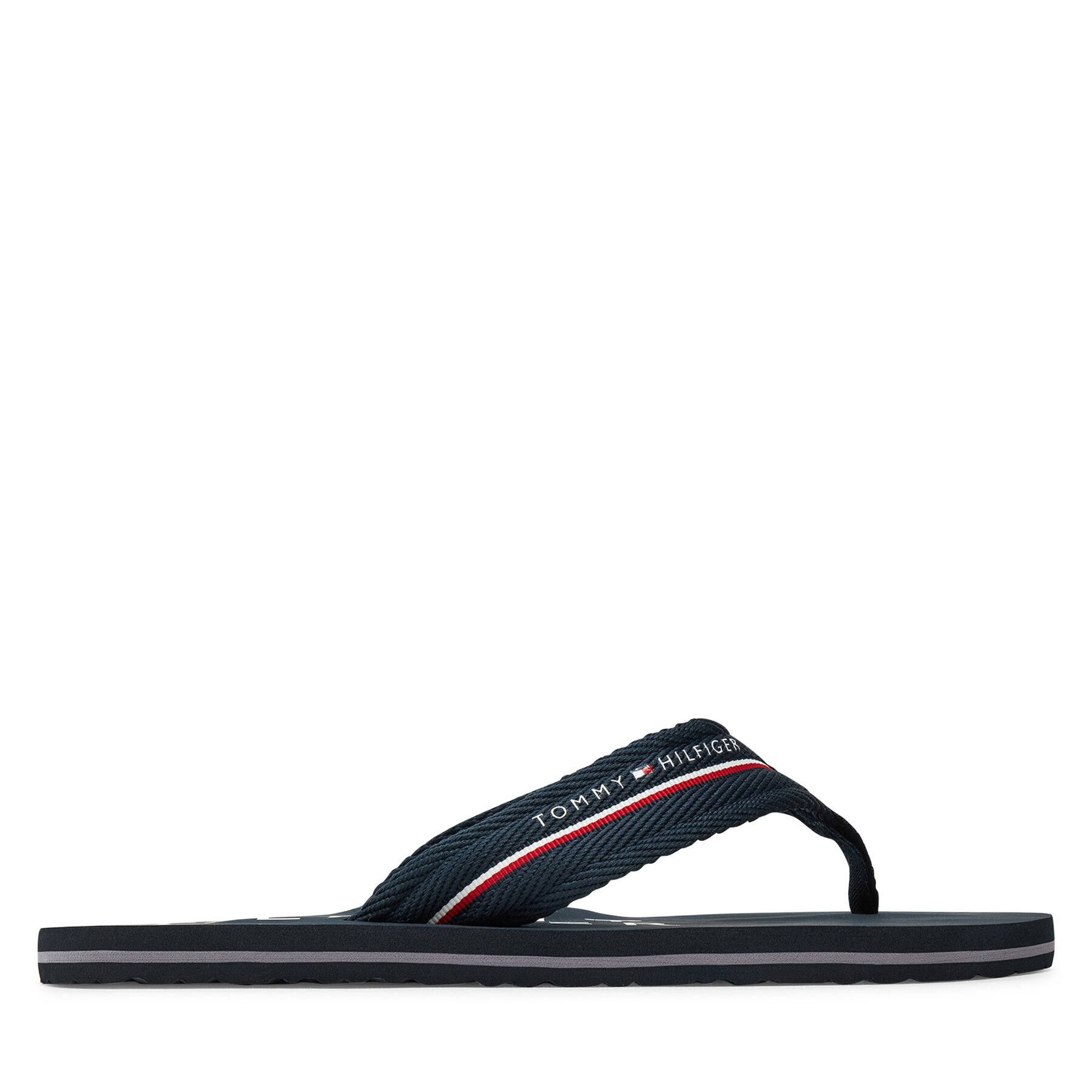 Tongs Tommy Hilfiger Web Beach Sandal FM0FM05340 Bleu marine