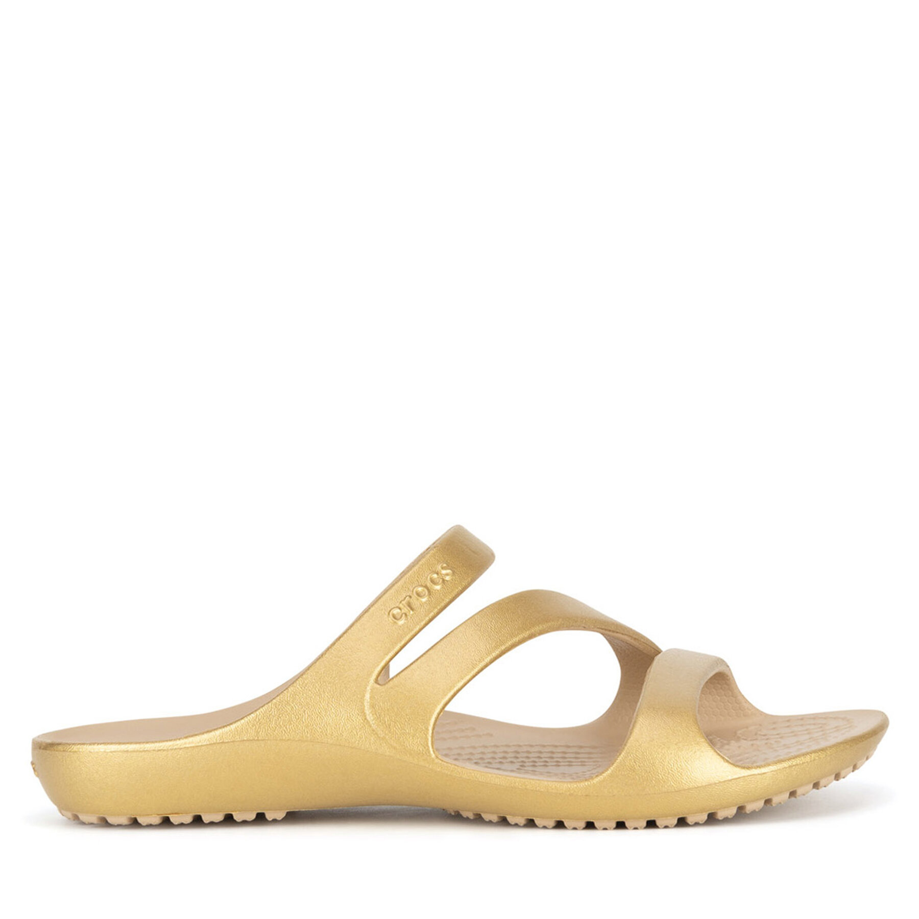 Şlapi Crocs KADEE II METALLIC SANDAL W 210147-710 Auriu