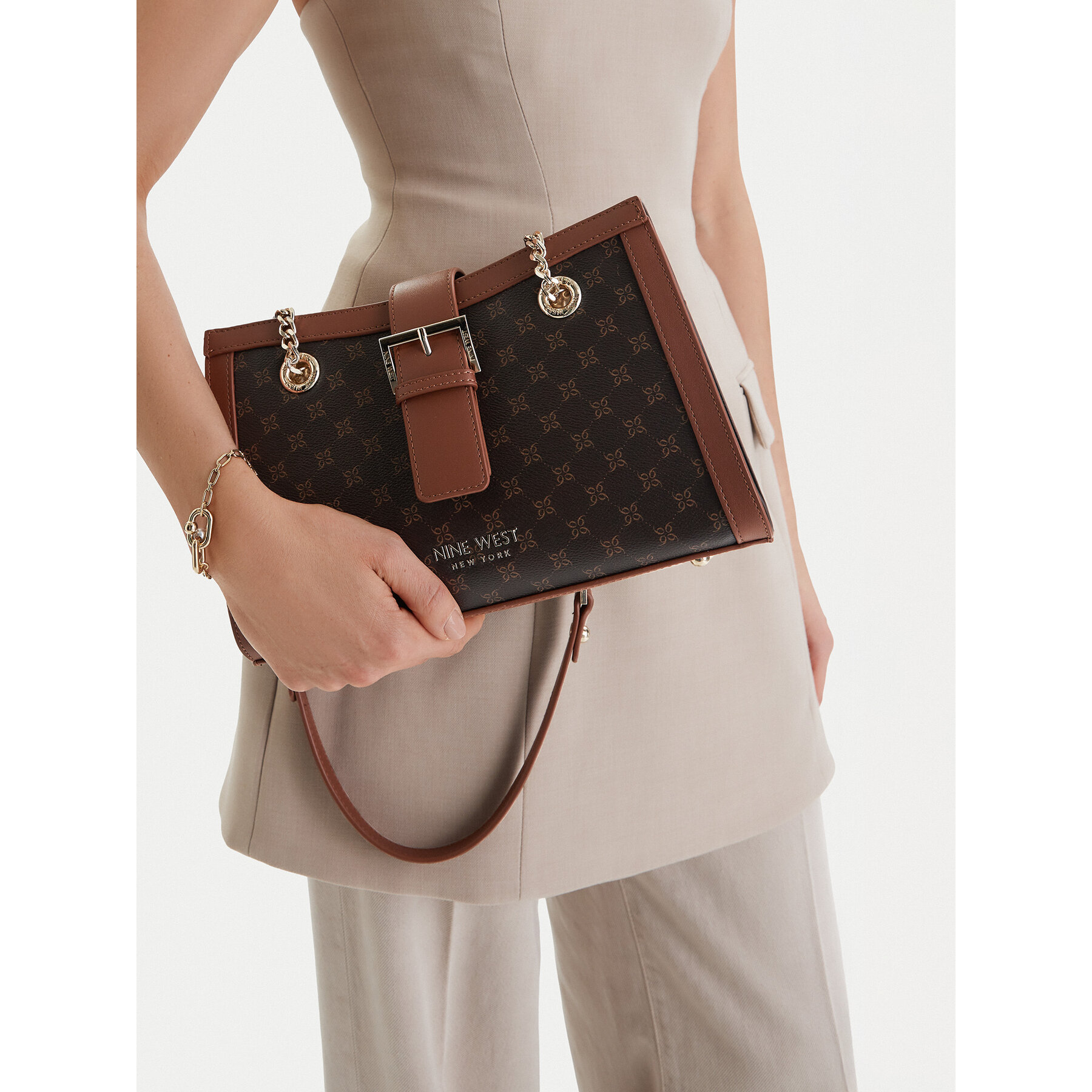 Kabelka Nine West CEO-Karna-KY217 Hnedá