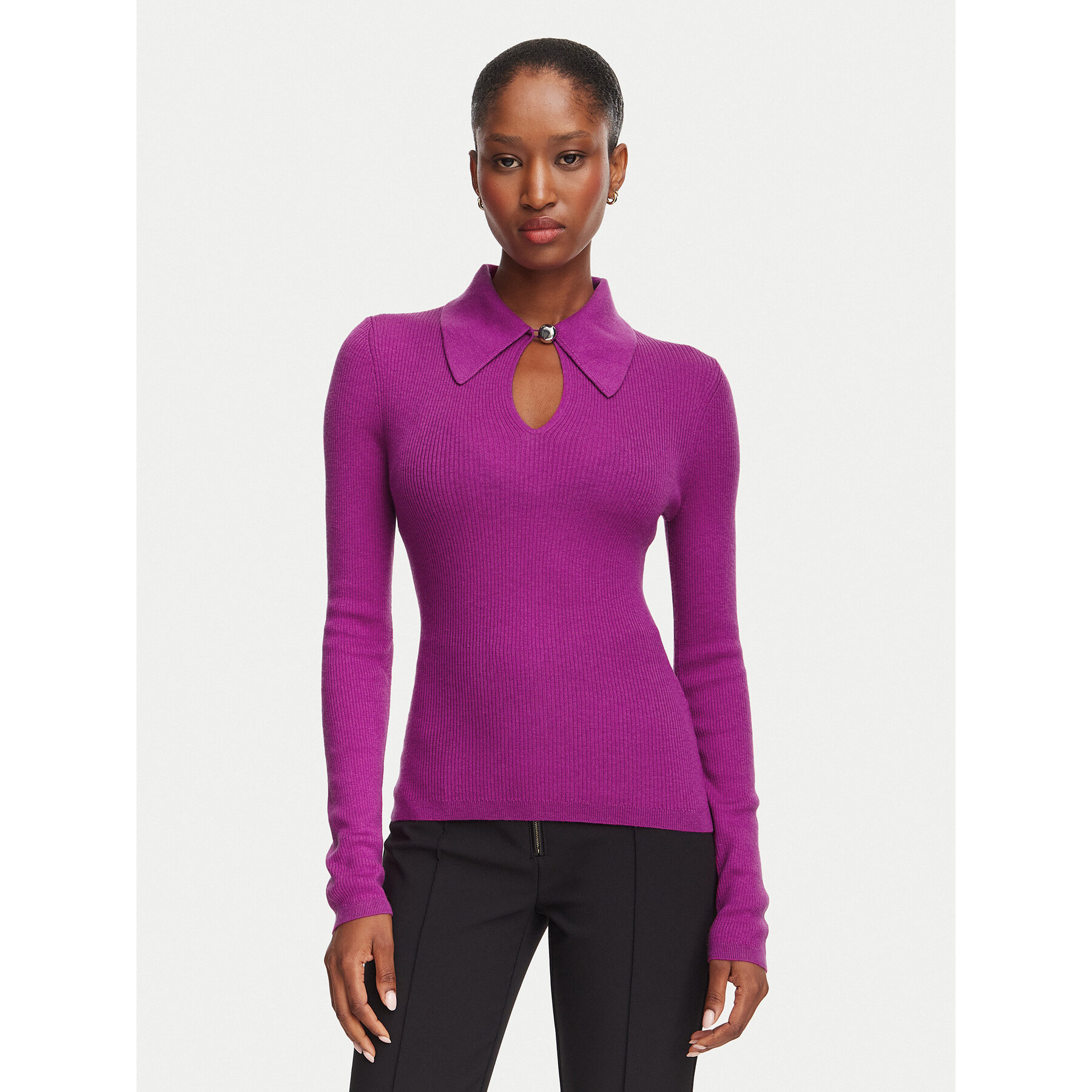 HUGO Pullover Sdropa 50562687 Dunkelrosa Slim Fit