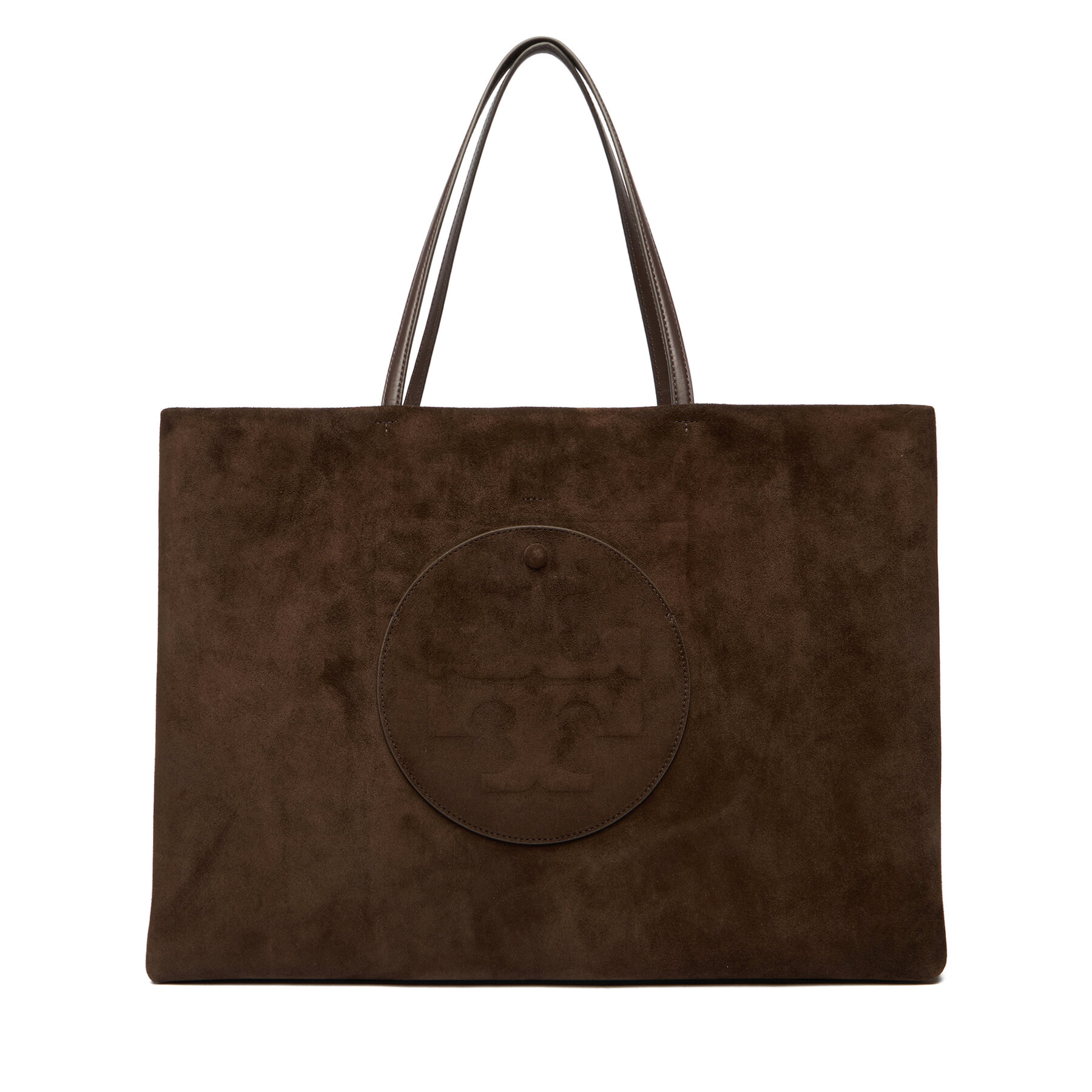 Дамска чанта Tory Burch Ella Suede Tote 170980 Кафяв