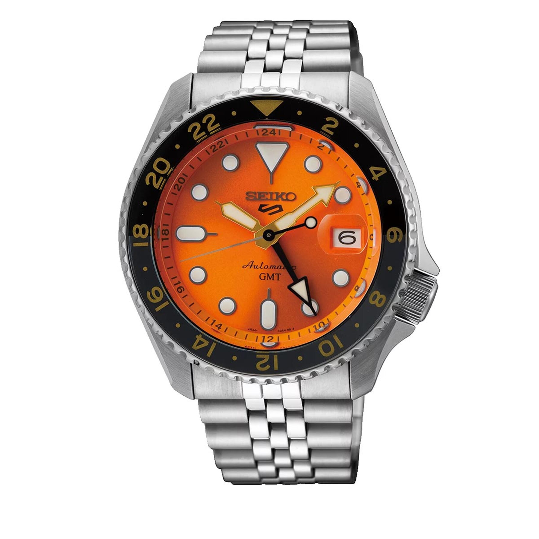

Годинник Seiko 5 Sports SSK005K1 Silver/Black, Срібний