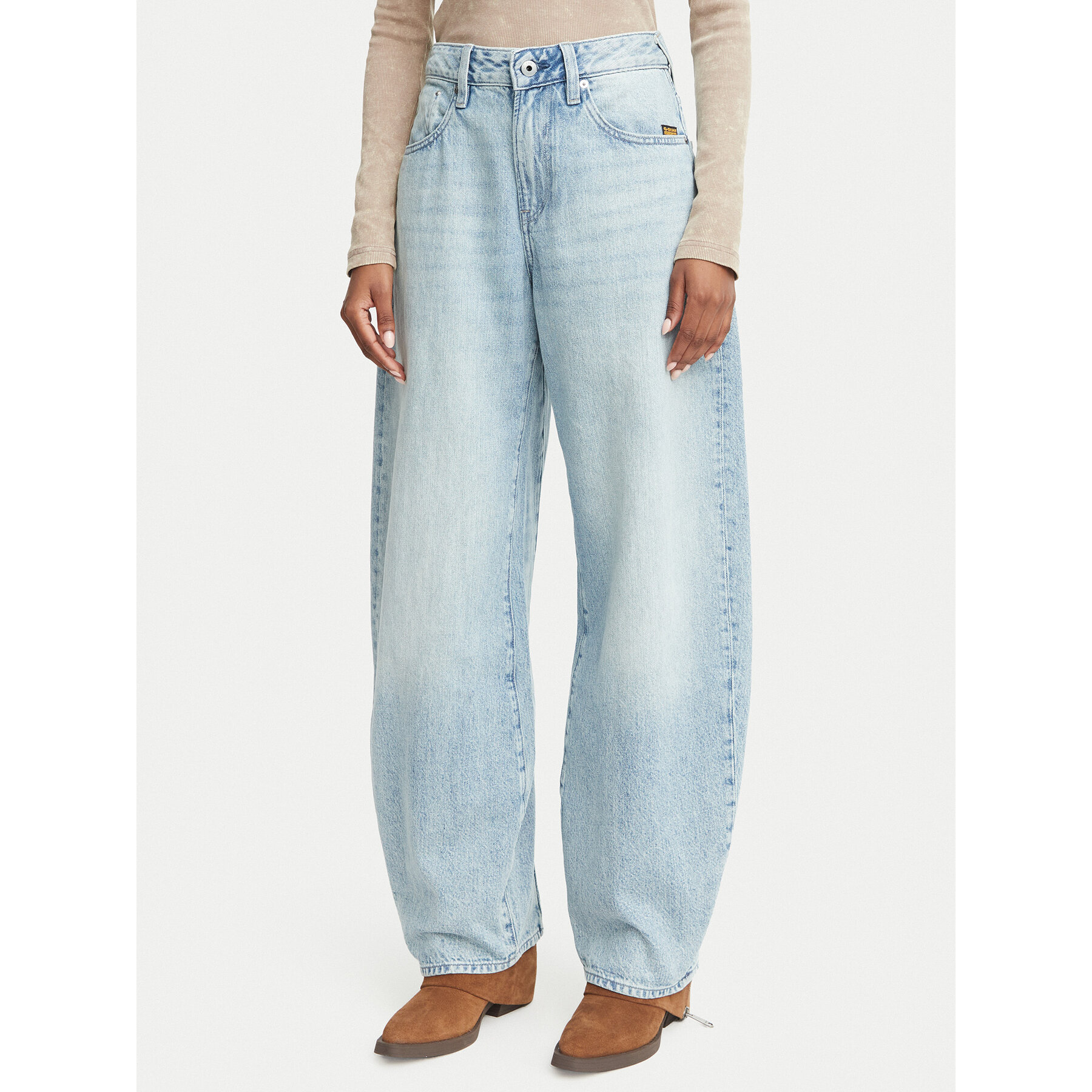 G-Star Traperice Barrel 3D D30623-D788 Plava Wide Leg