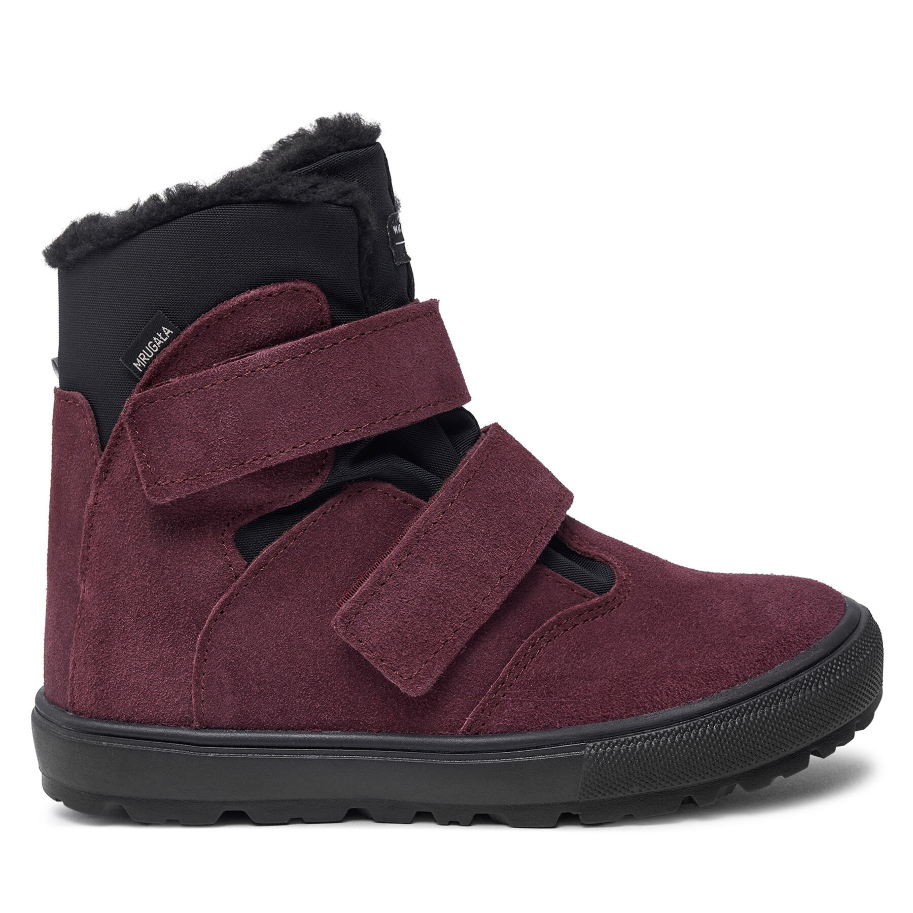 Botas altas Mrugała Iwo 7381/4 Guinda/burdeos