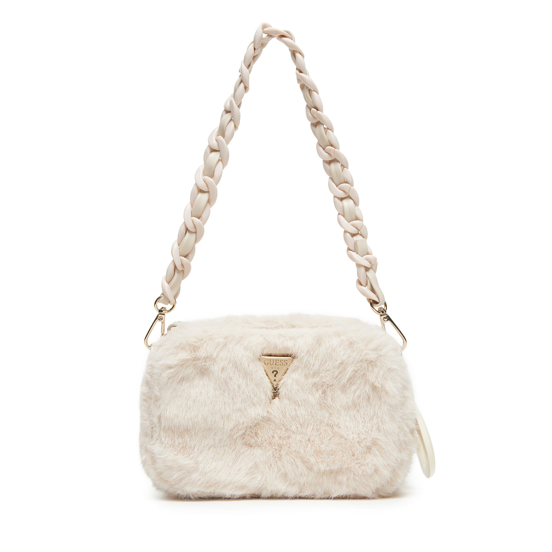 Geantă Guess J5BZ39W3210 Écru