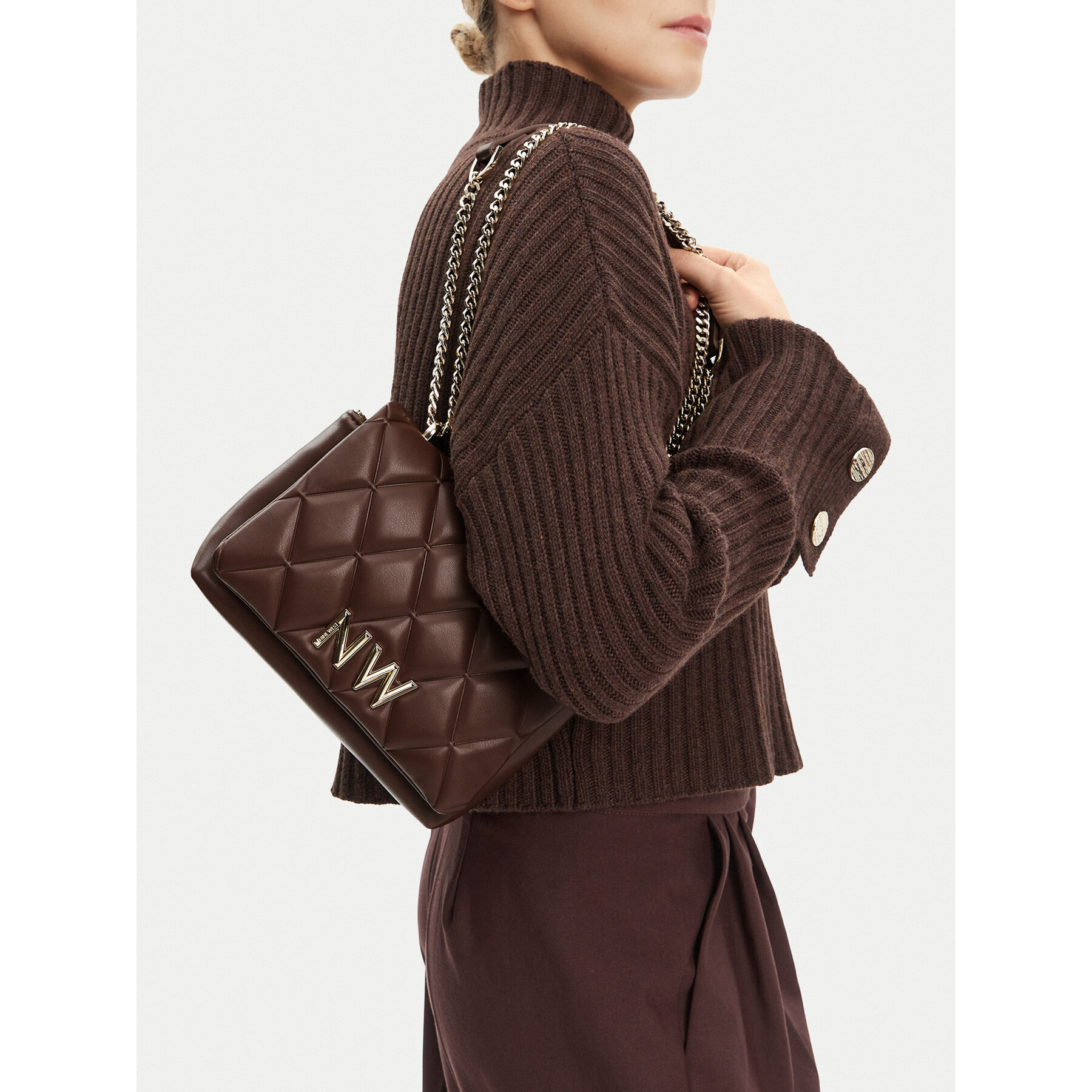 Borsetta Nine West CEO-CHARLOTTE-I-S22558 Marrone