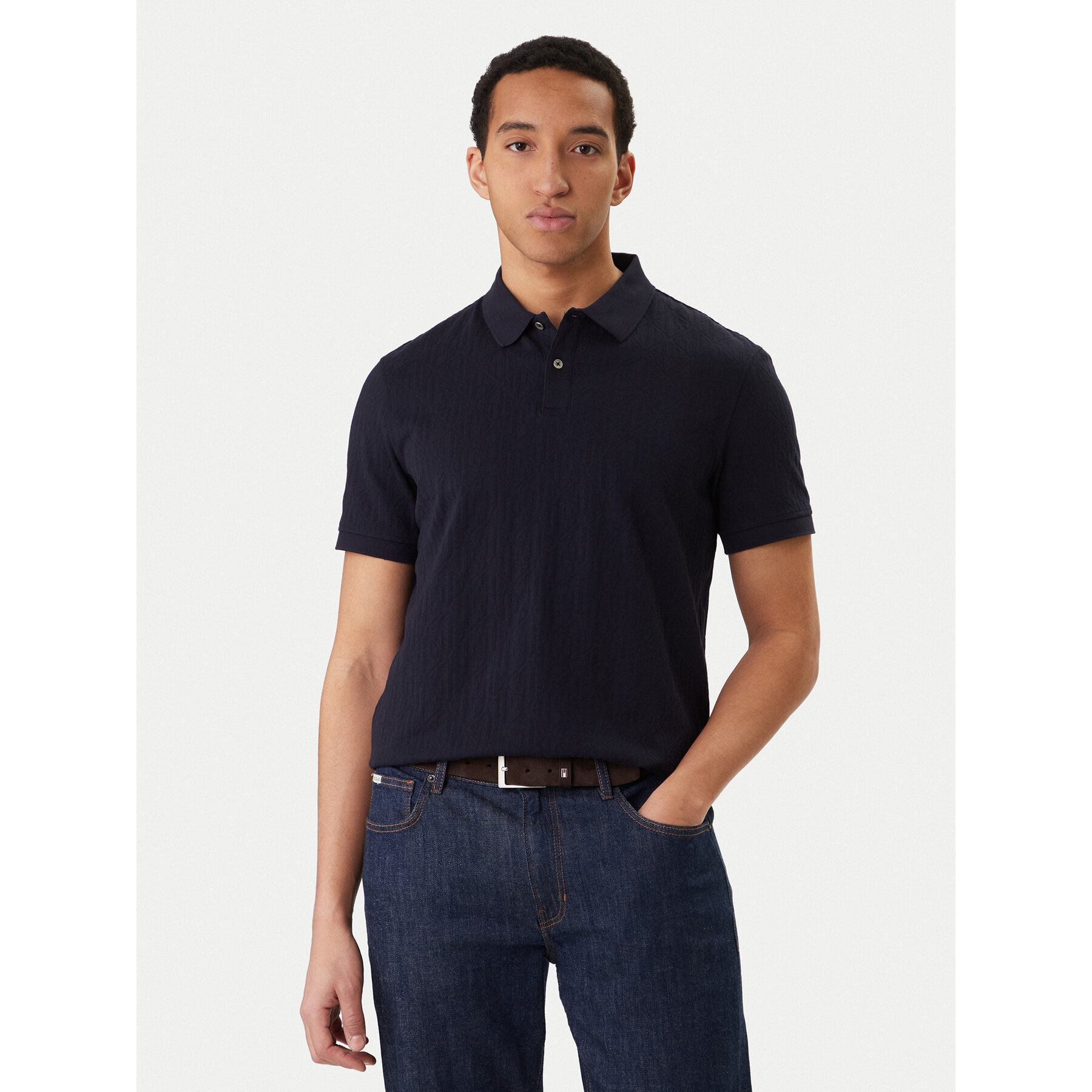 Guess Poloshirt M6RP05 KD181 Dunkelblau Regular Fit