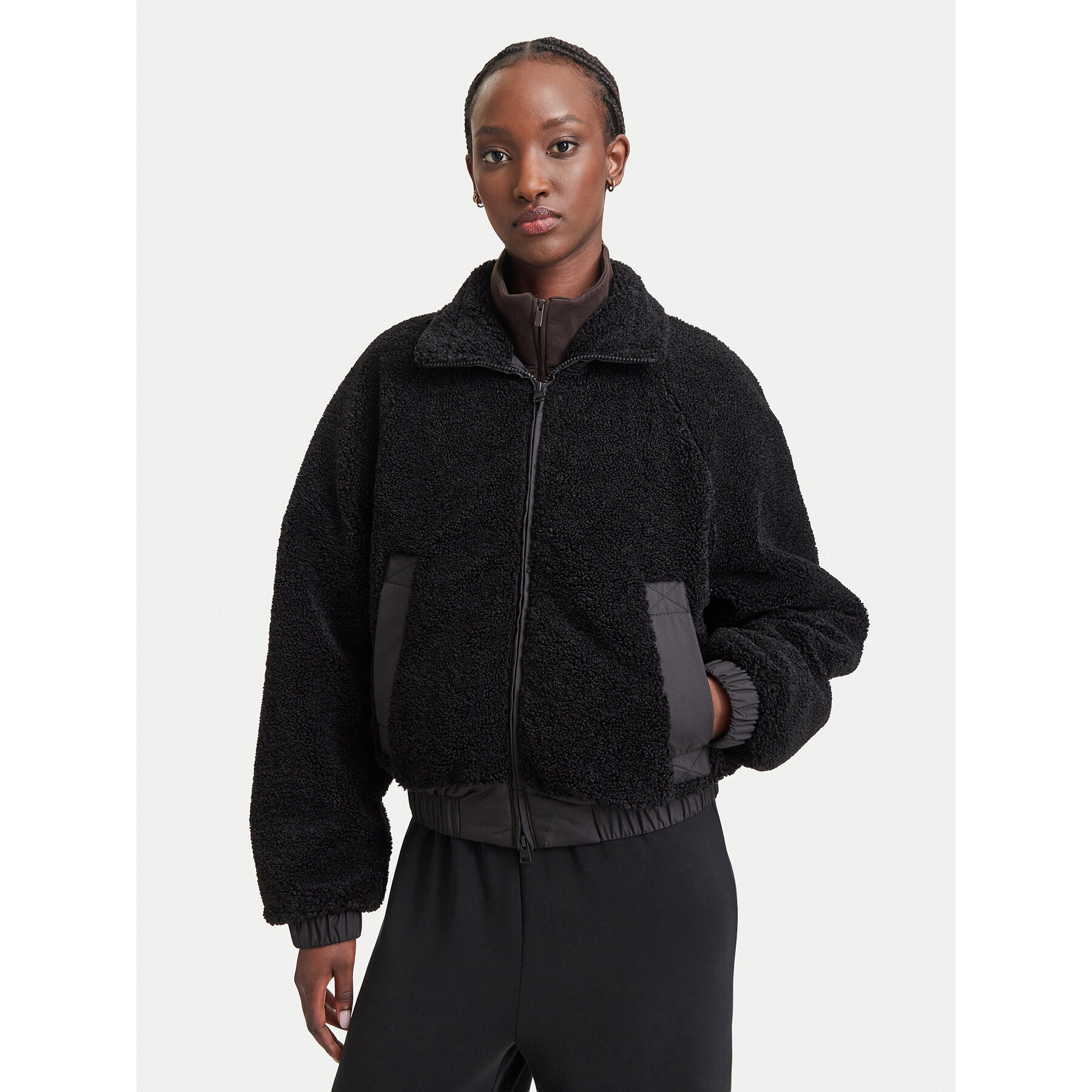 HUGO Winterjacke Fosser-1_B 50571898 Schwarz Regular Fit
