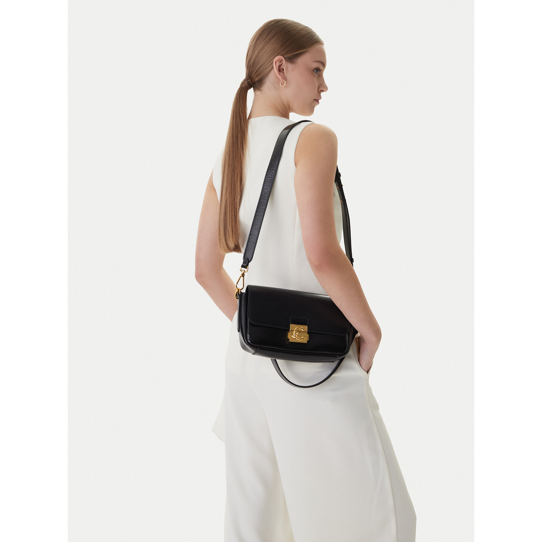 Geantă Coccinelle U4M Coccinelle C-Me E1 U4M 12 02 01 Negru