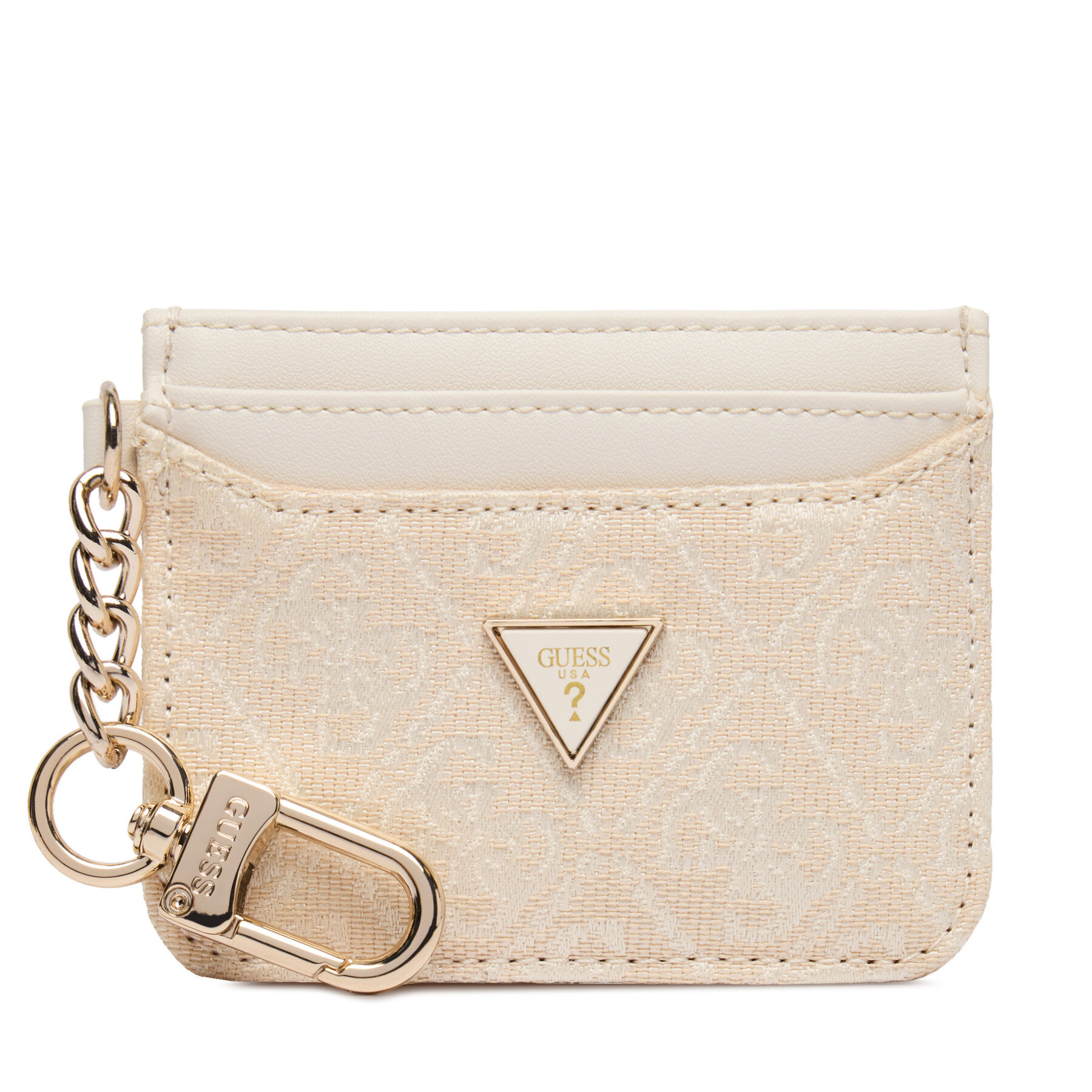 Θήκη πιστωτικών καρτών Guess RW7561 P6201 Εκρού