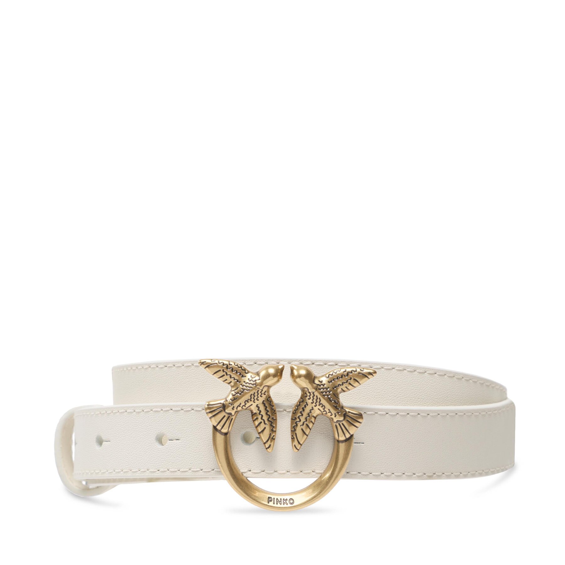Ζώνη PINKO Love Berry H2 Belt PE 23 PLT01 100143 A0F1 Λευκό
