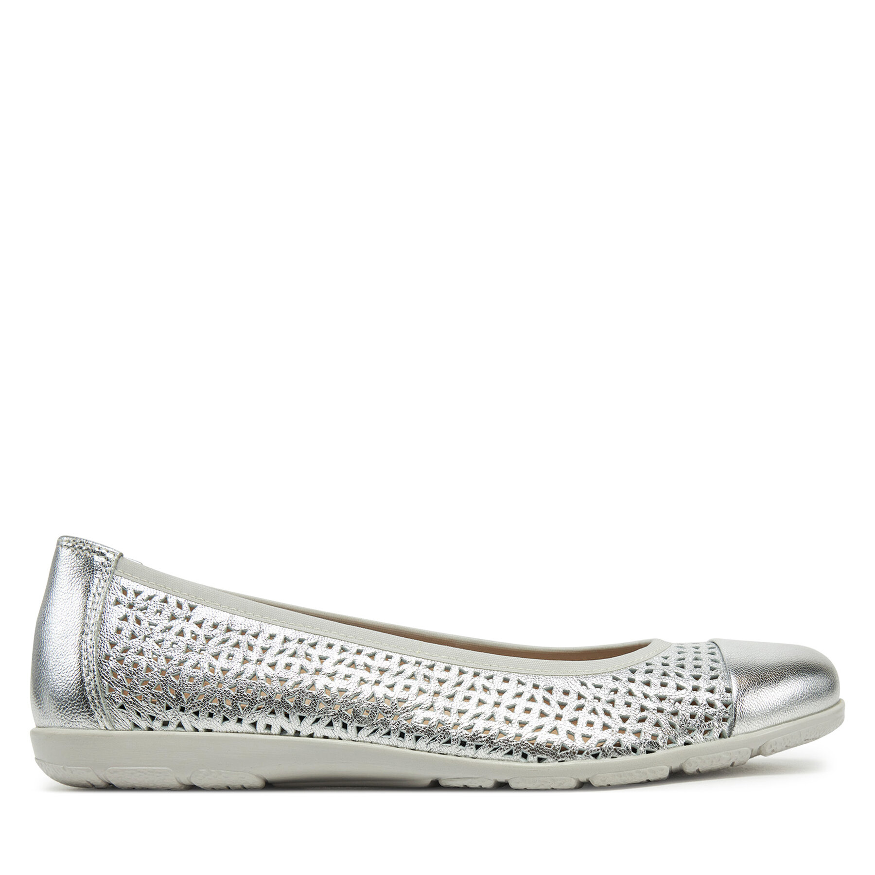 Ballerine Caprice 9-22151-42 Argento