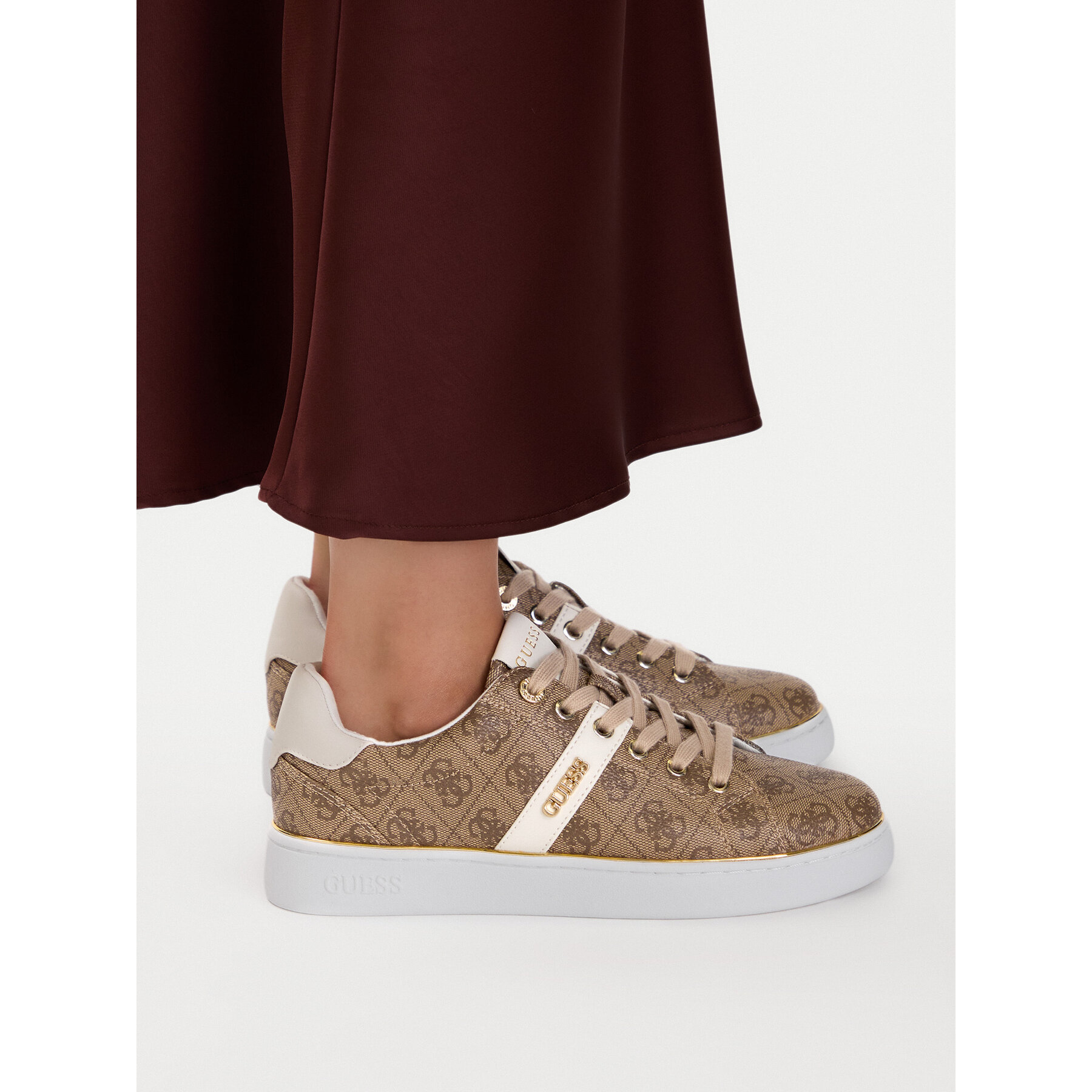 Sneakers Guess FLFBTZ FAL12 Bej