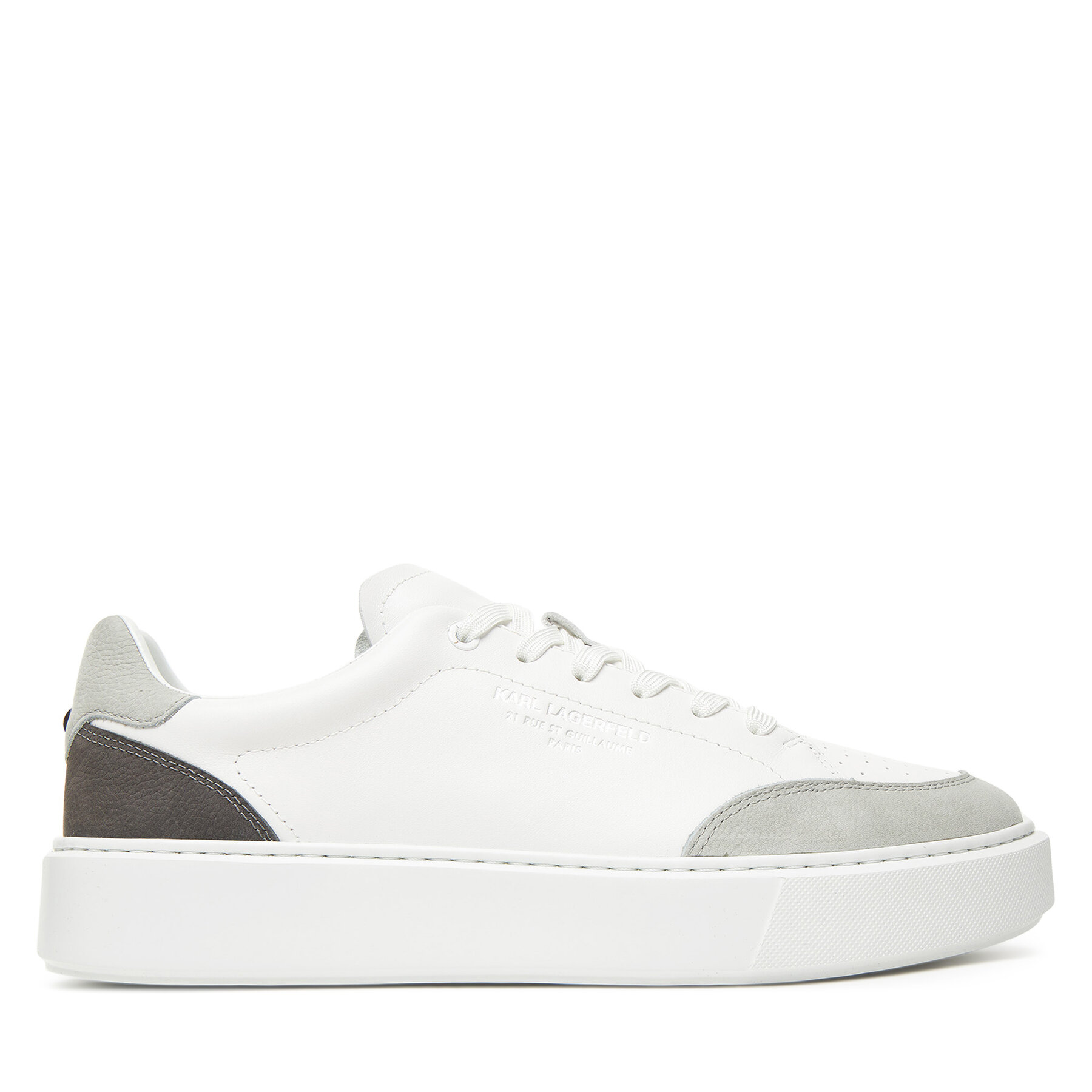 Sneakersy KARL LAGERFELD KL52241 Biela