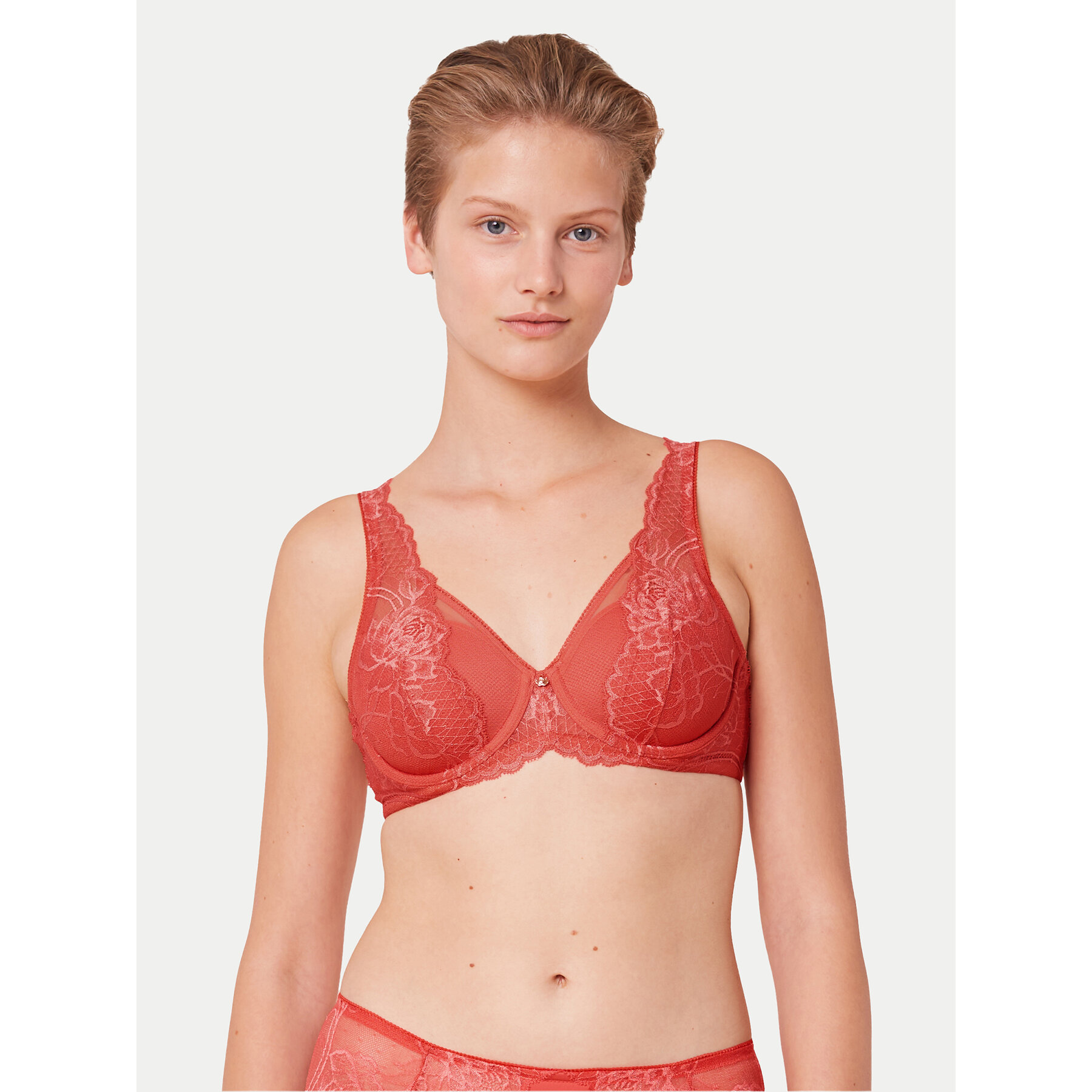 Triumph Melltartó alsó huzallal Wild Peony Florale 10209627 Rózsaszín