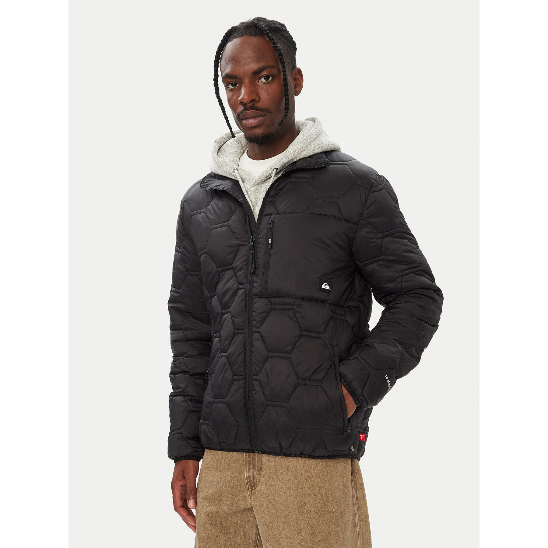 Quiksilver Übergangsjacke EQYJK04222 Schwarz Regular Fit