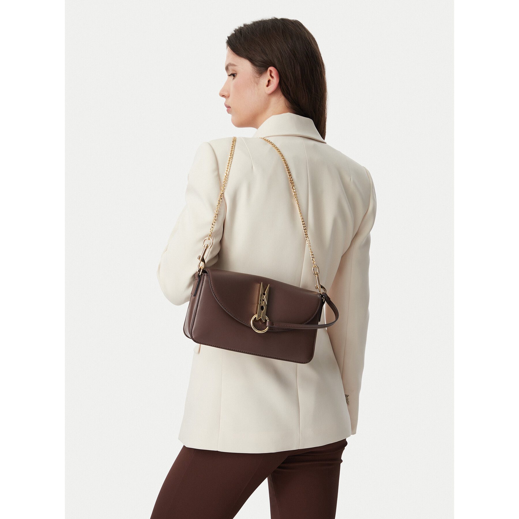 Ročna torba LOVE MOSCHINO JC4020PP1PLI0300 Rjava