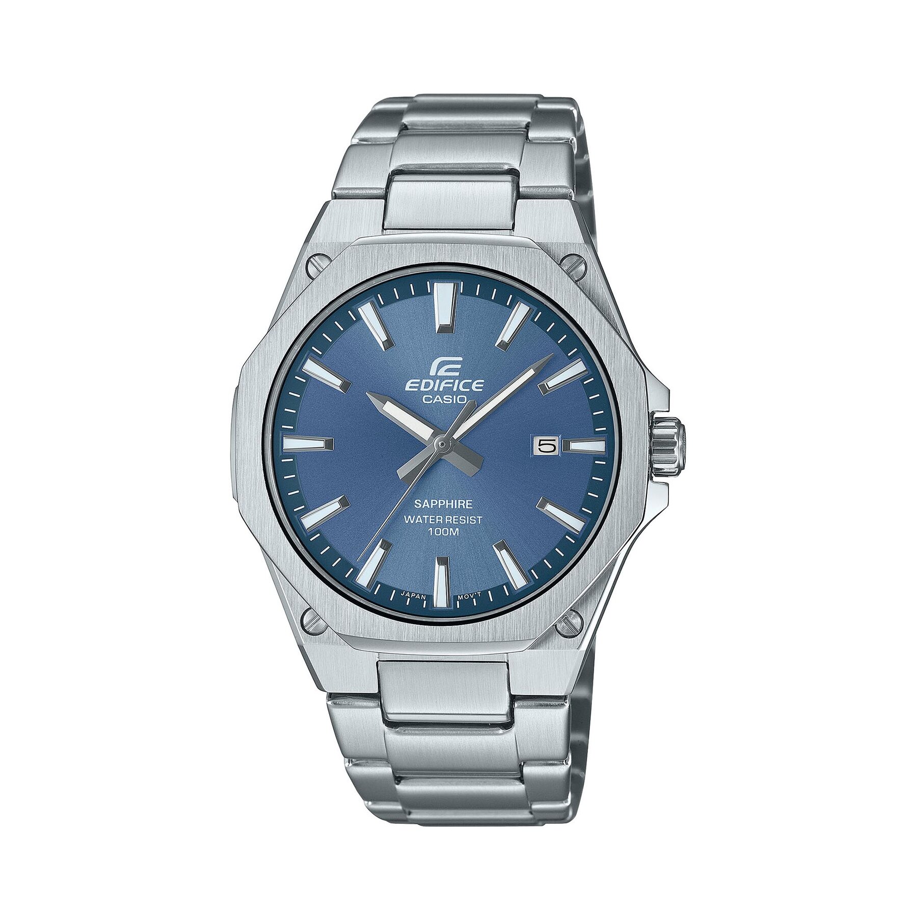 Ročna ura Casio Edifice Classic Sapphire EFR-S108D-2AVUEF Srebrna