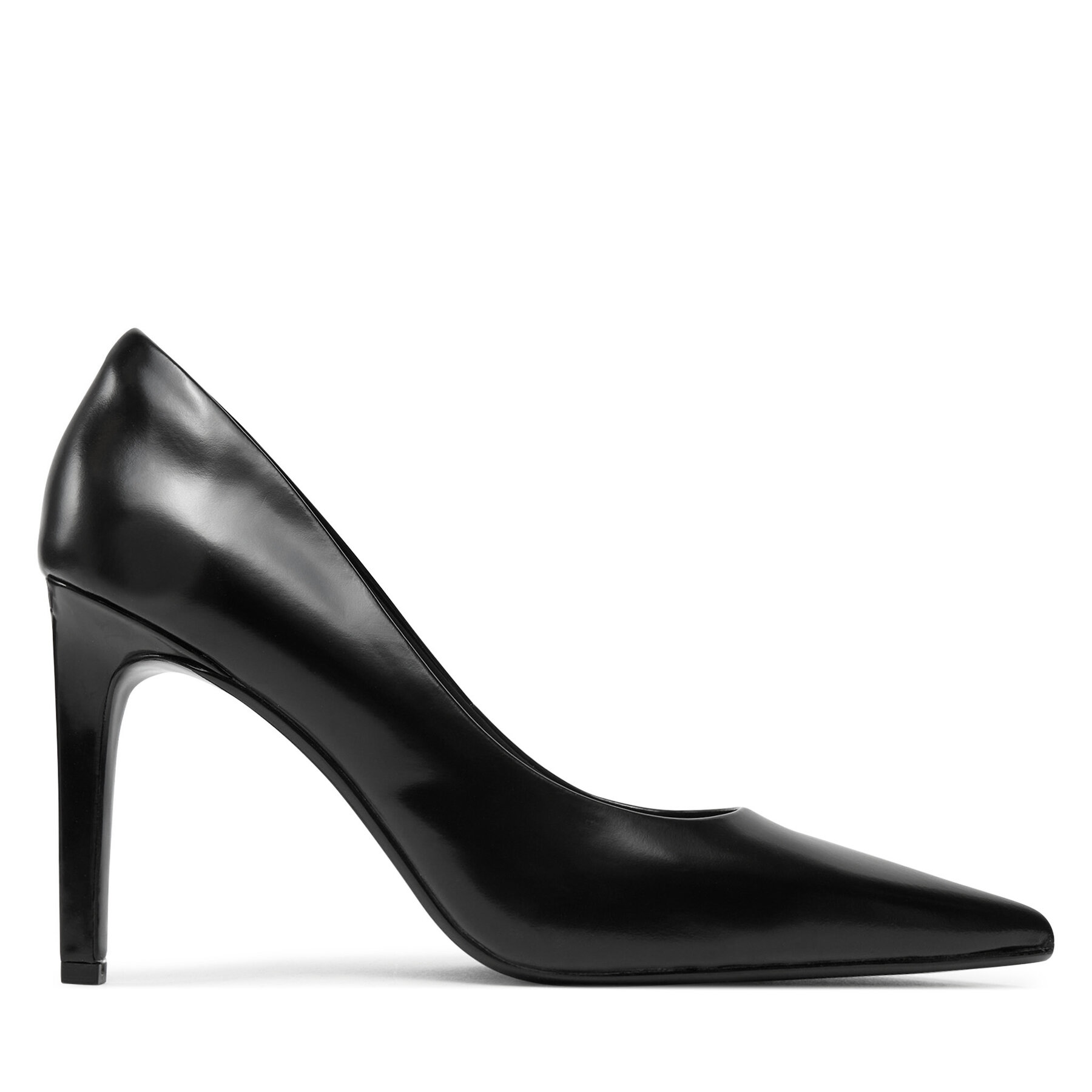 Čevlji Z Visoko Peto Calvin Klein Heel Pump 90 - Brush L HW0HW02263 Črna