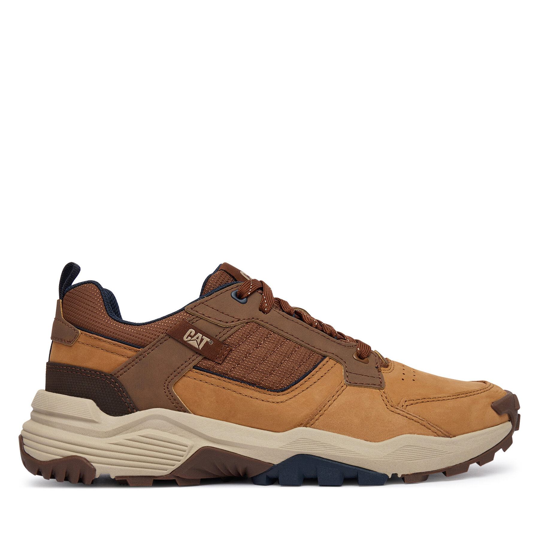 Superge CAT Footwear Grapple Leather P726651 Rjava
