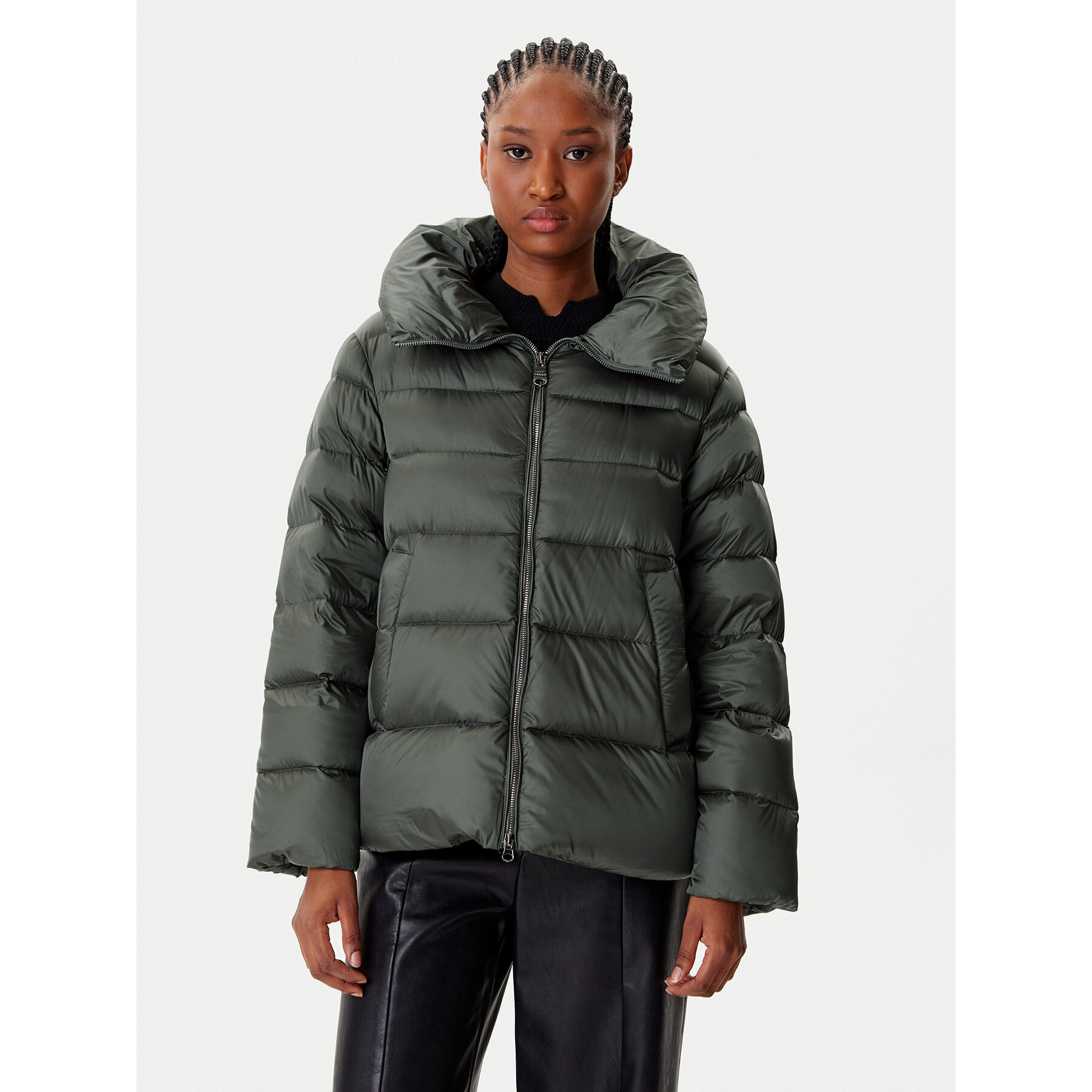 Hetregó Daunenjacke Clara 8P601 25WD02 Grün Regular Fit