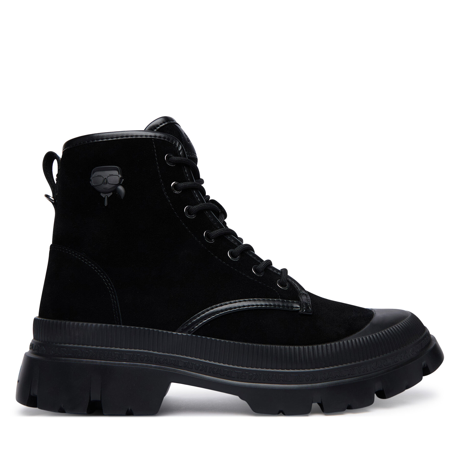 Ghete KARL LAGERFELD Trekka Mens Nft KL25252 Negru