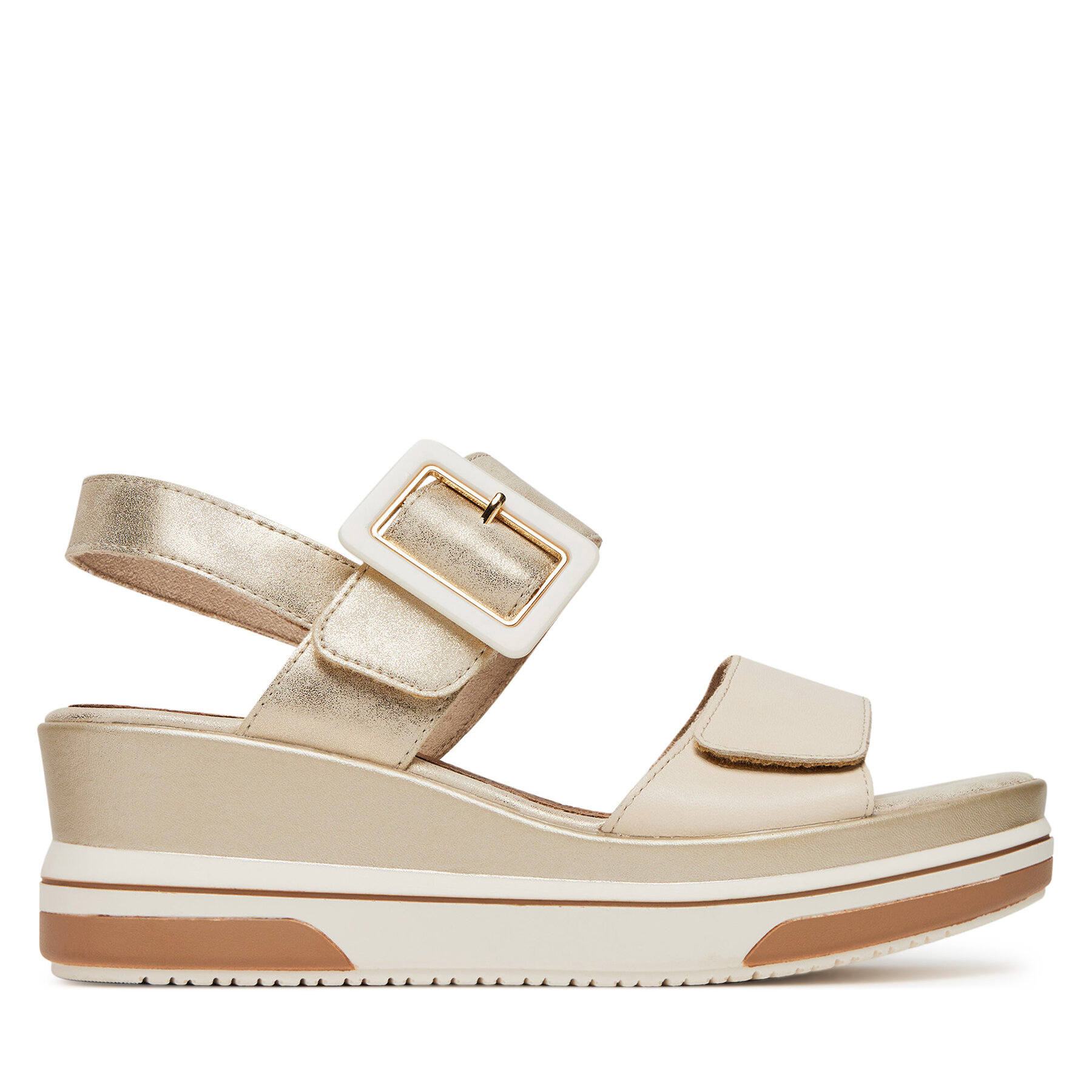 Donna Sandali Remonte, Taglia 39, Beige, D1P50-91, taglia : 39