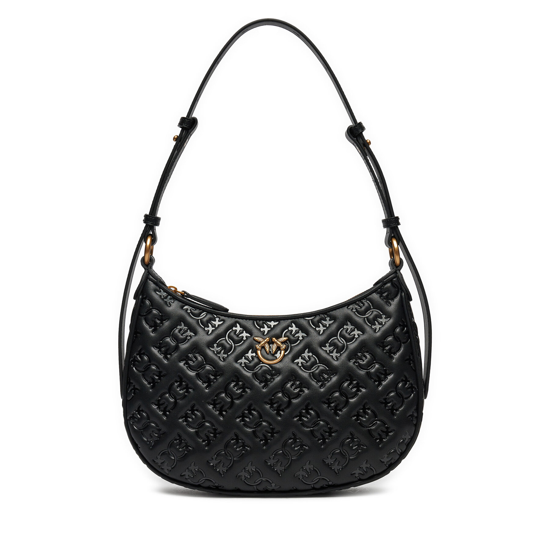 Kabelka PINKO Half Moon Mini Fl . AI 24-25 PLTT 102790 A1YB Čierna