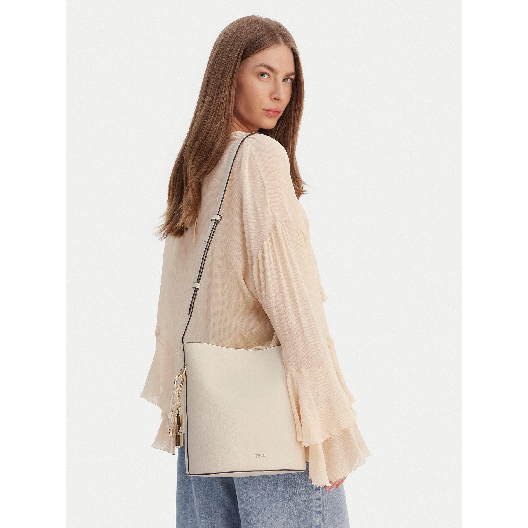 Táska Furla Roxie S WB01875 ARE000 CN PNN00 Ekru