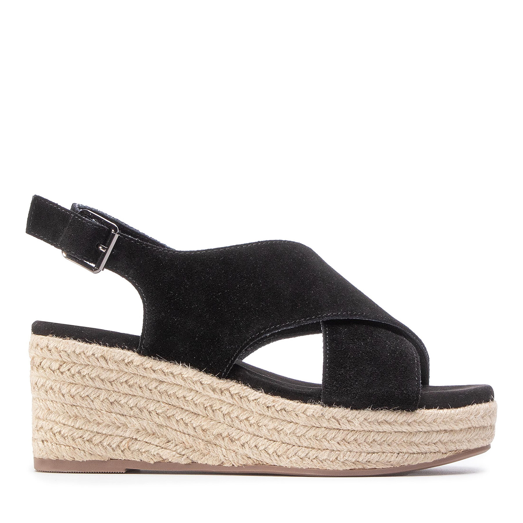 Damskie Espadryle QUAZI, Rozmiar 40 Czarny QZ-22-02-000239