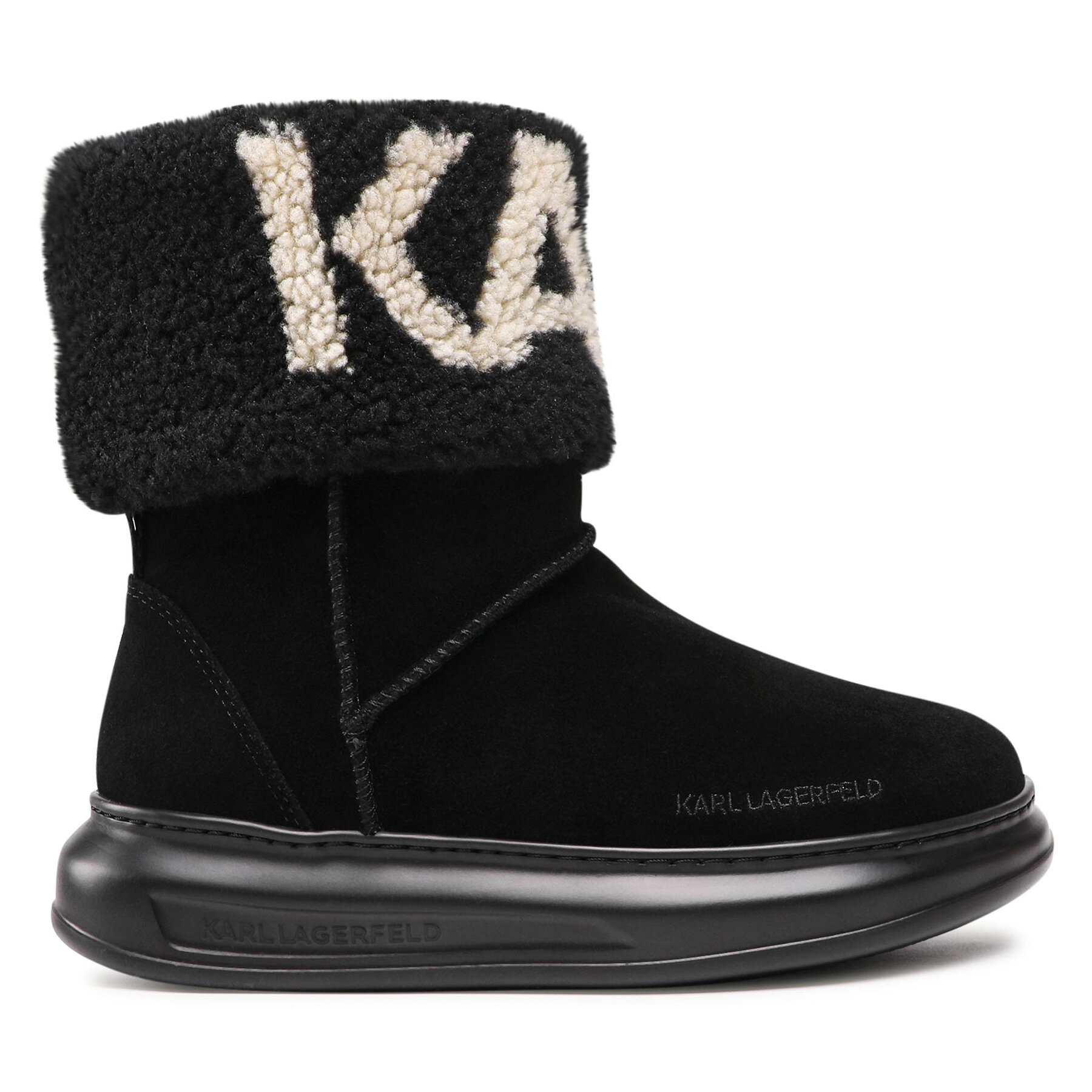 Cizme de zăpadă KARL LAGERFELD KL44552 Negru