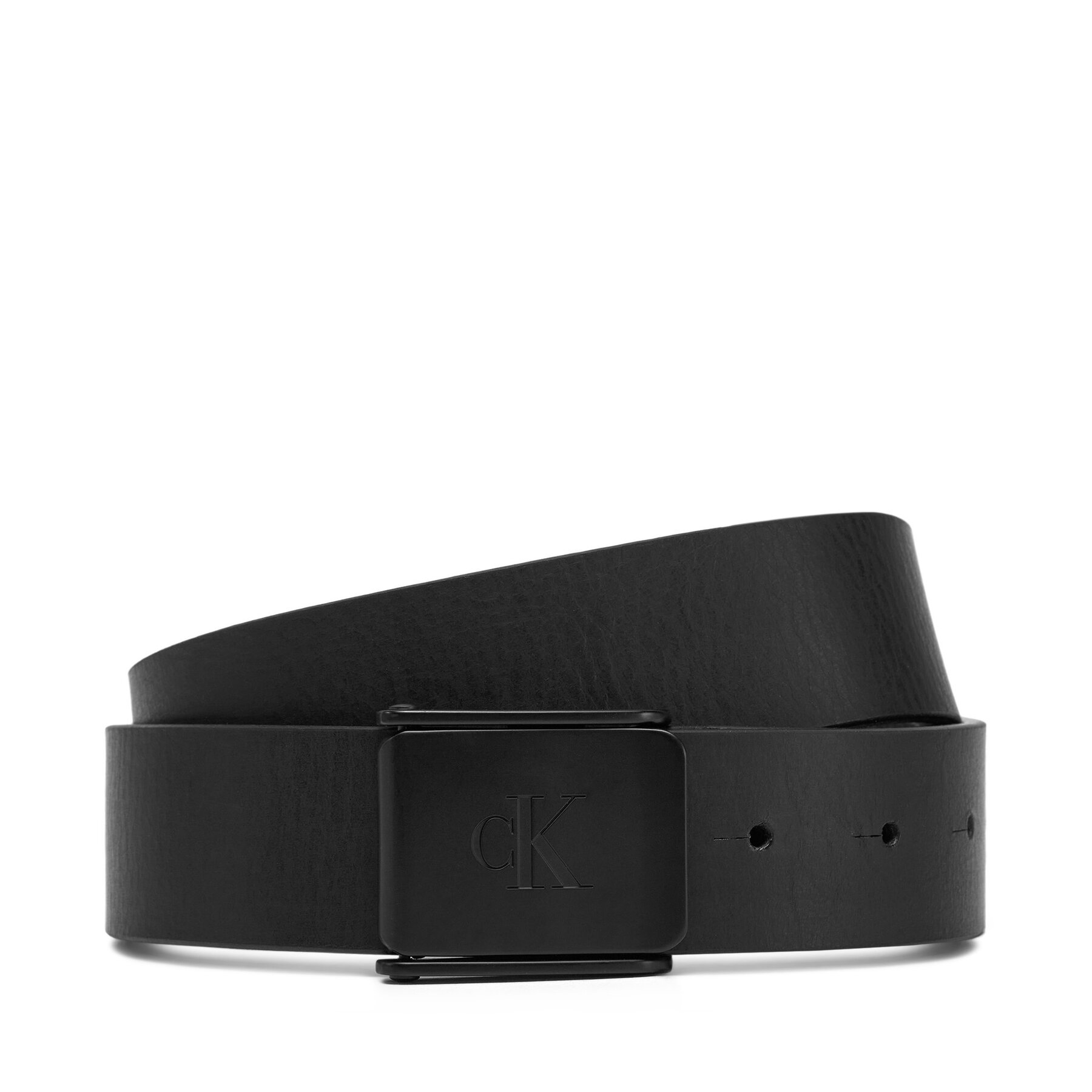 Cintura da uomo Calvin Klein Jeans Clamp Casual Plaque Buckle 3.8Mm LV04G7000G Nero