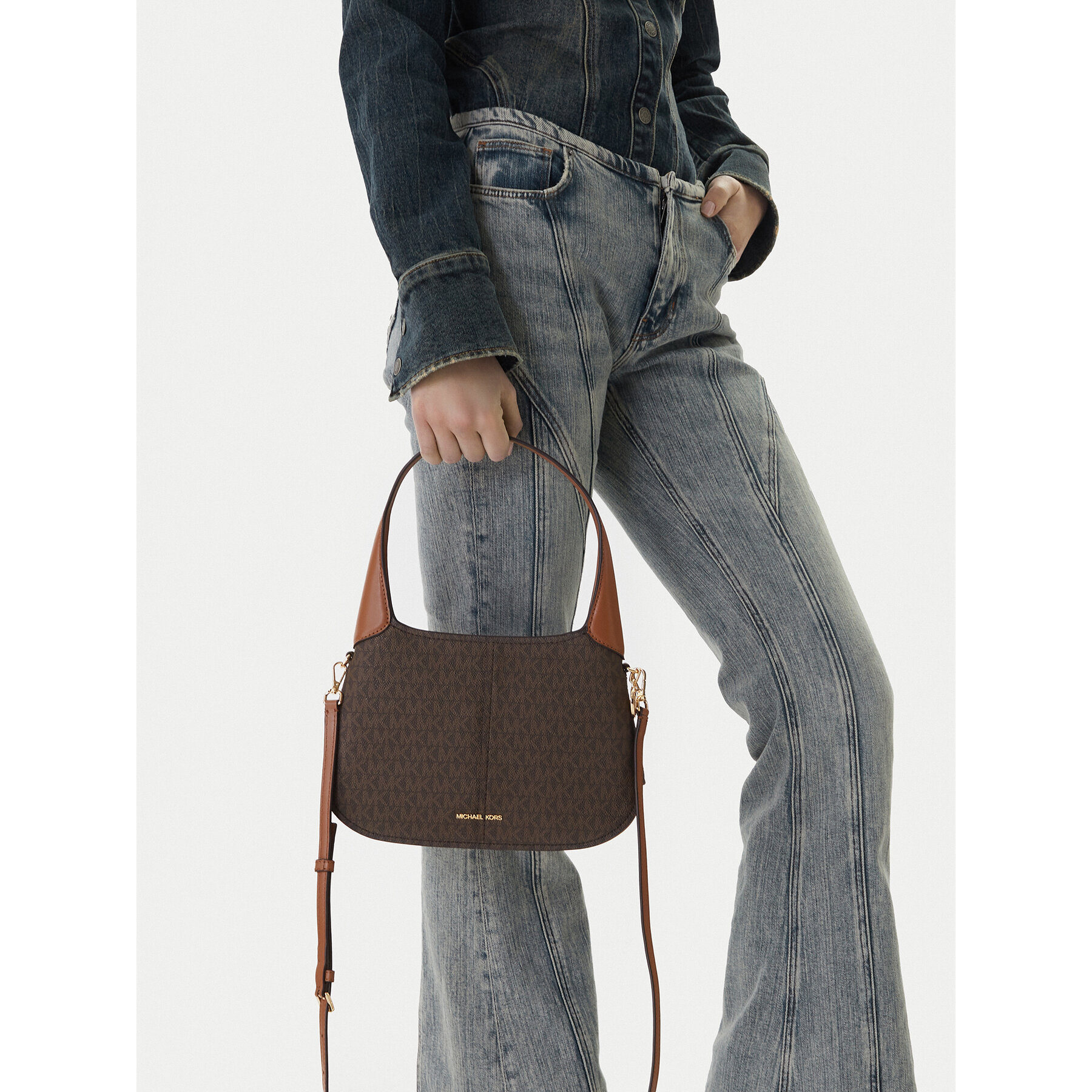 Torbica MICHAEL Michael Kors 30R6G0XL1B Smeđa
