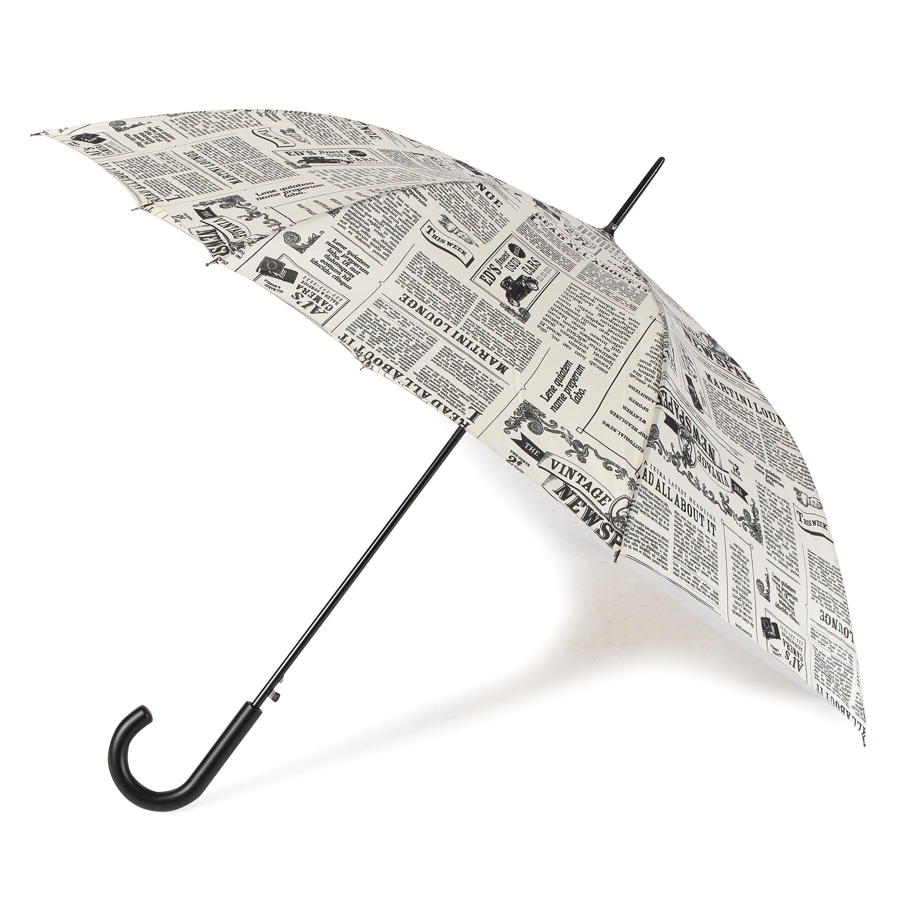 Parapluie Happy Rain Long Ac 41093 Newspaper