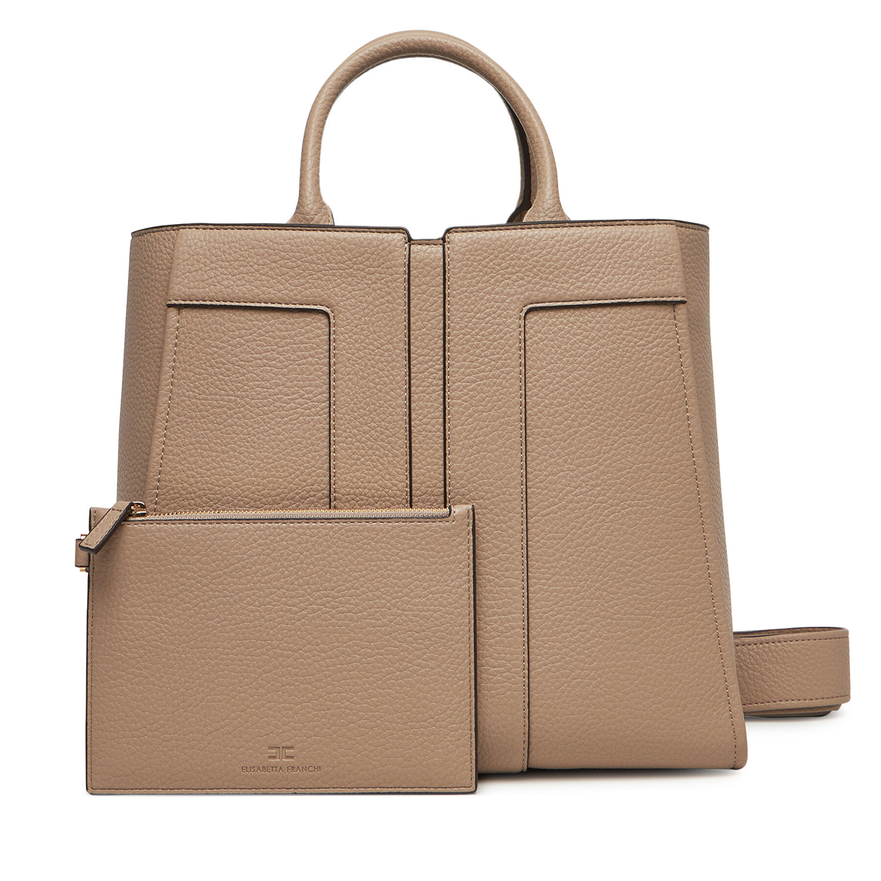 Geantă Elisabetta Franchi BS-07A-51E2-V500 Bej