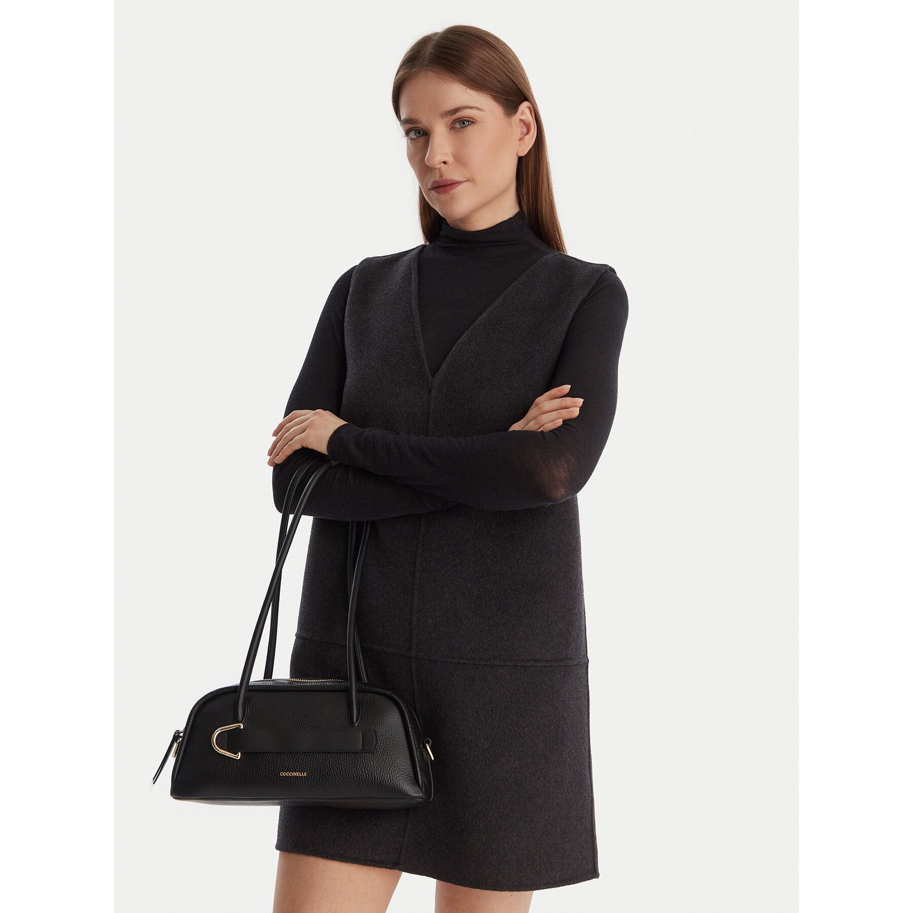 Torbica Coccinelle U4A Coccinellepaki E1 U4A 12 02 01 Crna