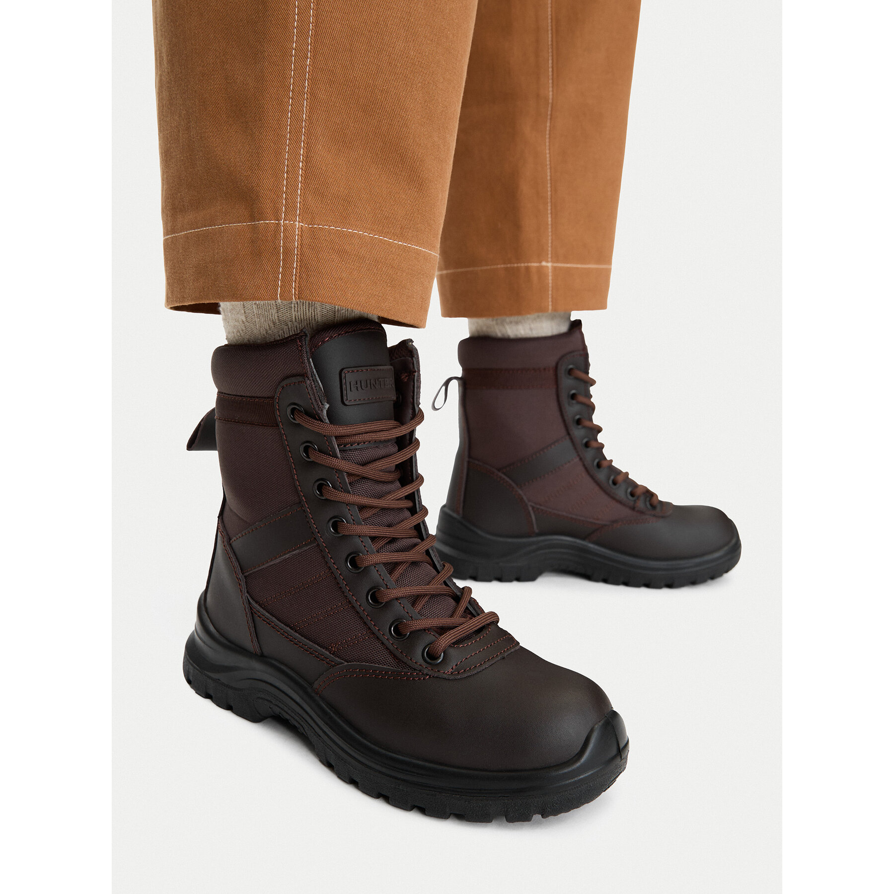 Kotníková obuv Hunter HUNTER-M-05 W Hnědá
