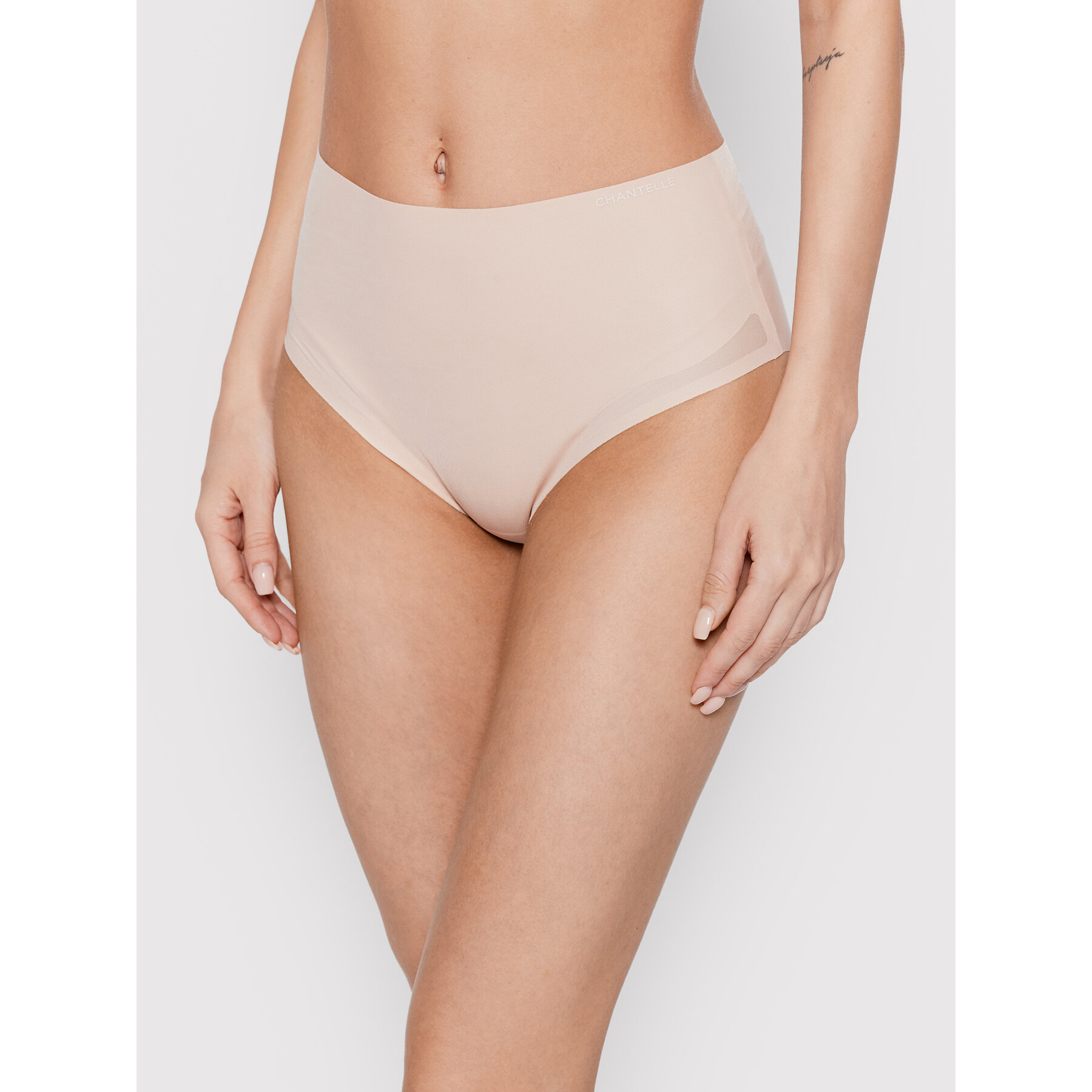 Chantelle Κλασικό σλιπ ψηλόμεσο Pure Light C10M80 Μπεζ