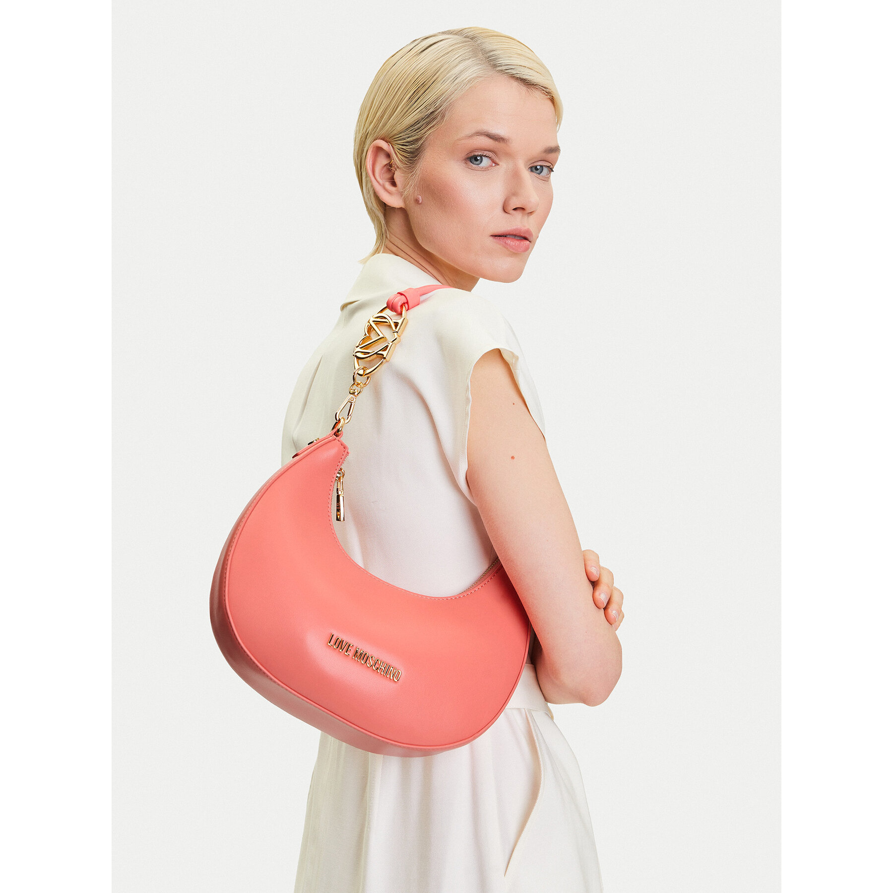 Τσάντα LOVE MOSCHINO JC4048PP1MLF0464 Κοραλλί