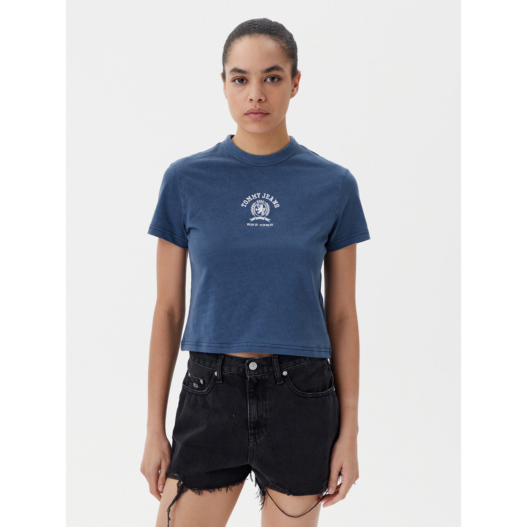 Tommy Jeans Tommy Jeans T-Shirt Varsity DW0DW20317 Σκούρο μπλε Regular Fit
