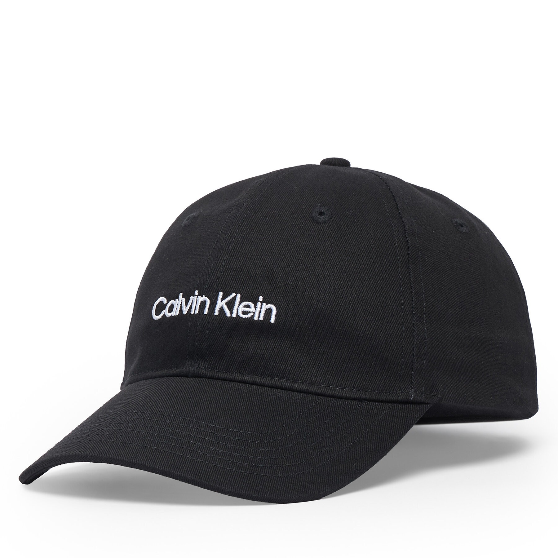 Kapa s šiltom Calvin Klein Titlecase Embroidery LV04D5003G Črna