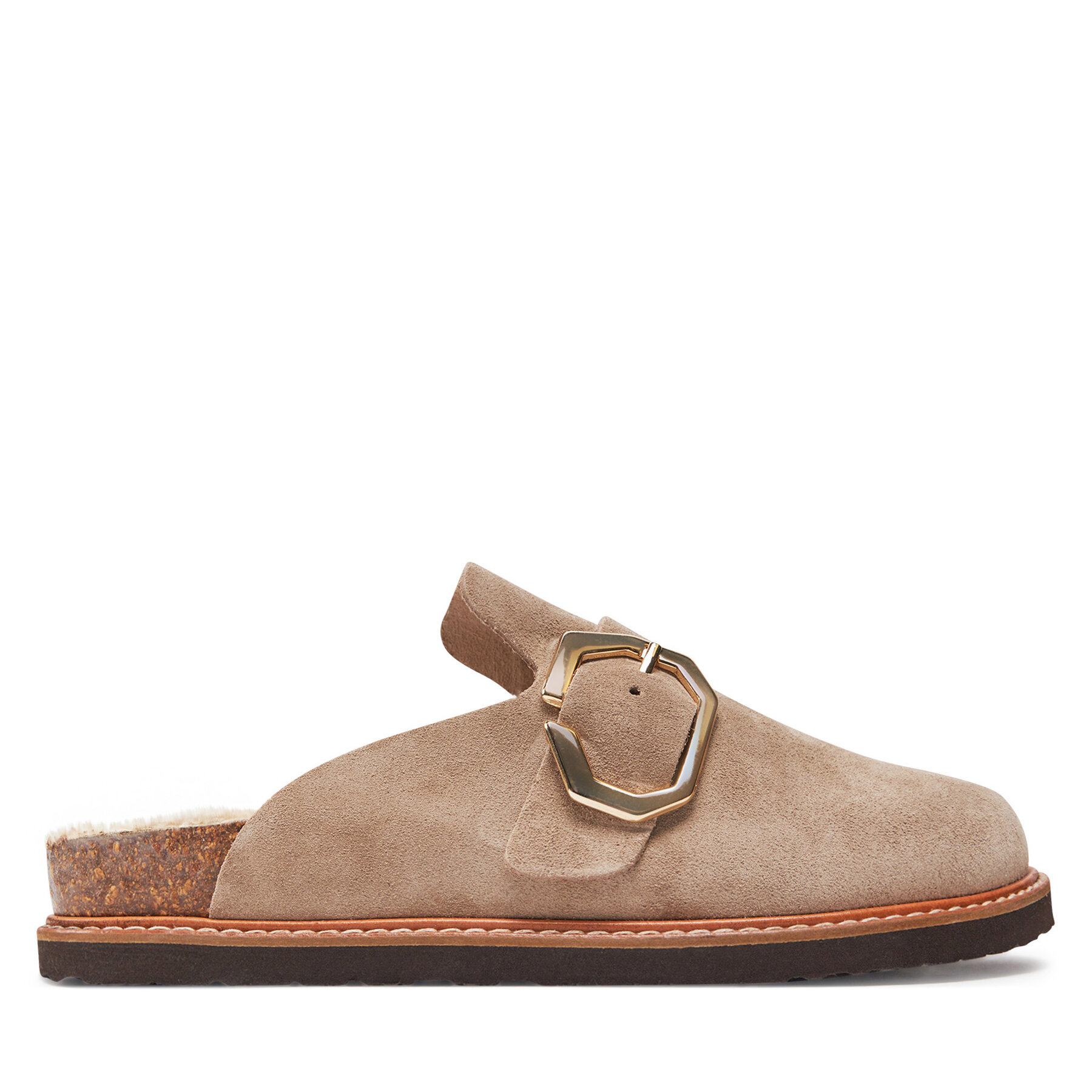 Pantofole Genuins Grisel G106176 Marrone