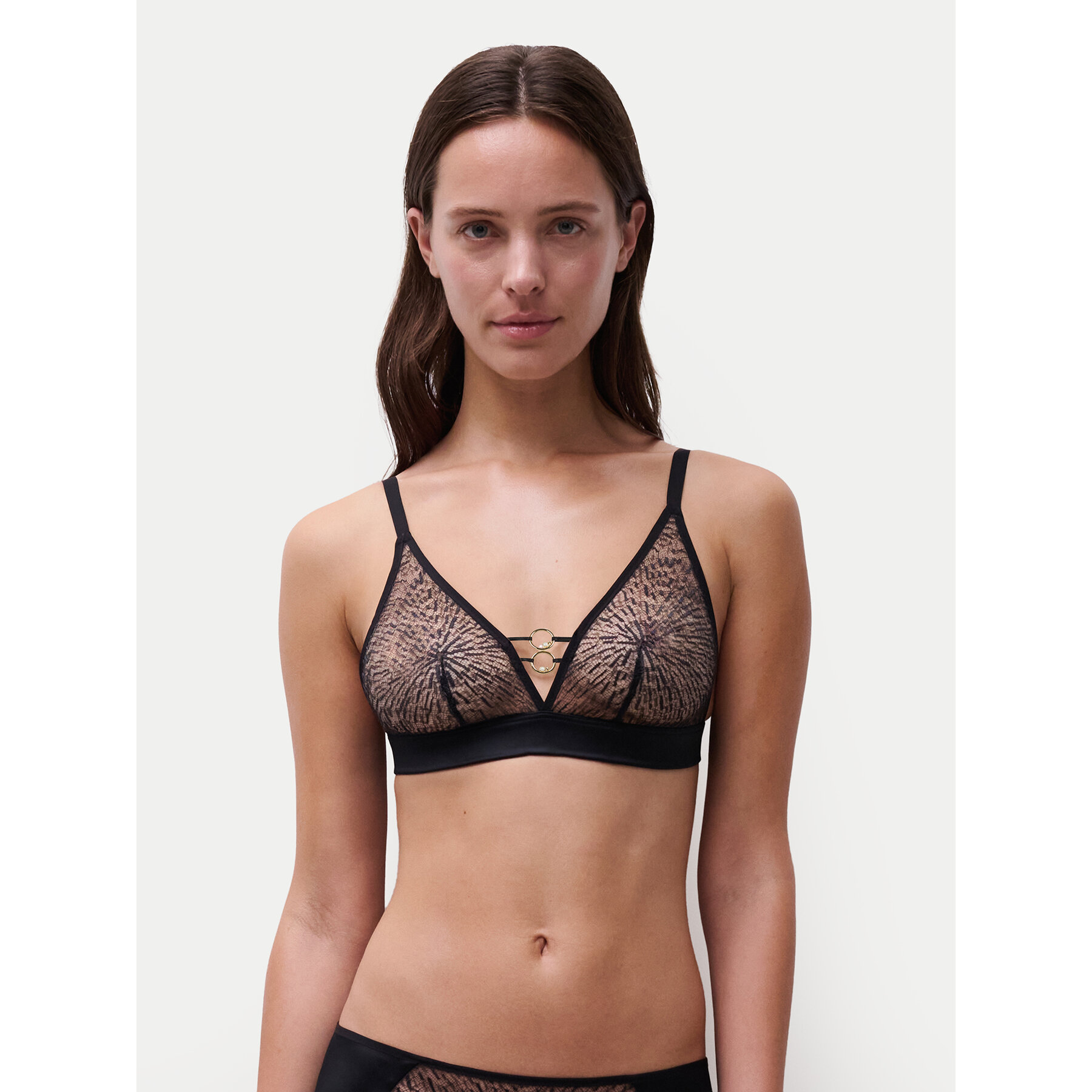 Chantelle Bralette-BH Pearl C01RPF Schwarz