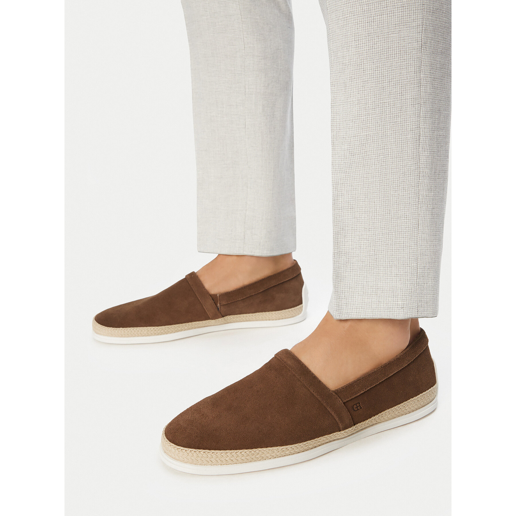 Espadrile GINO ROSSI EO-TOMO-01 126AM Smeđa