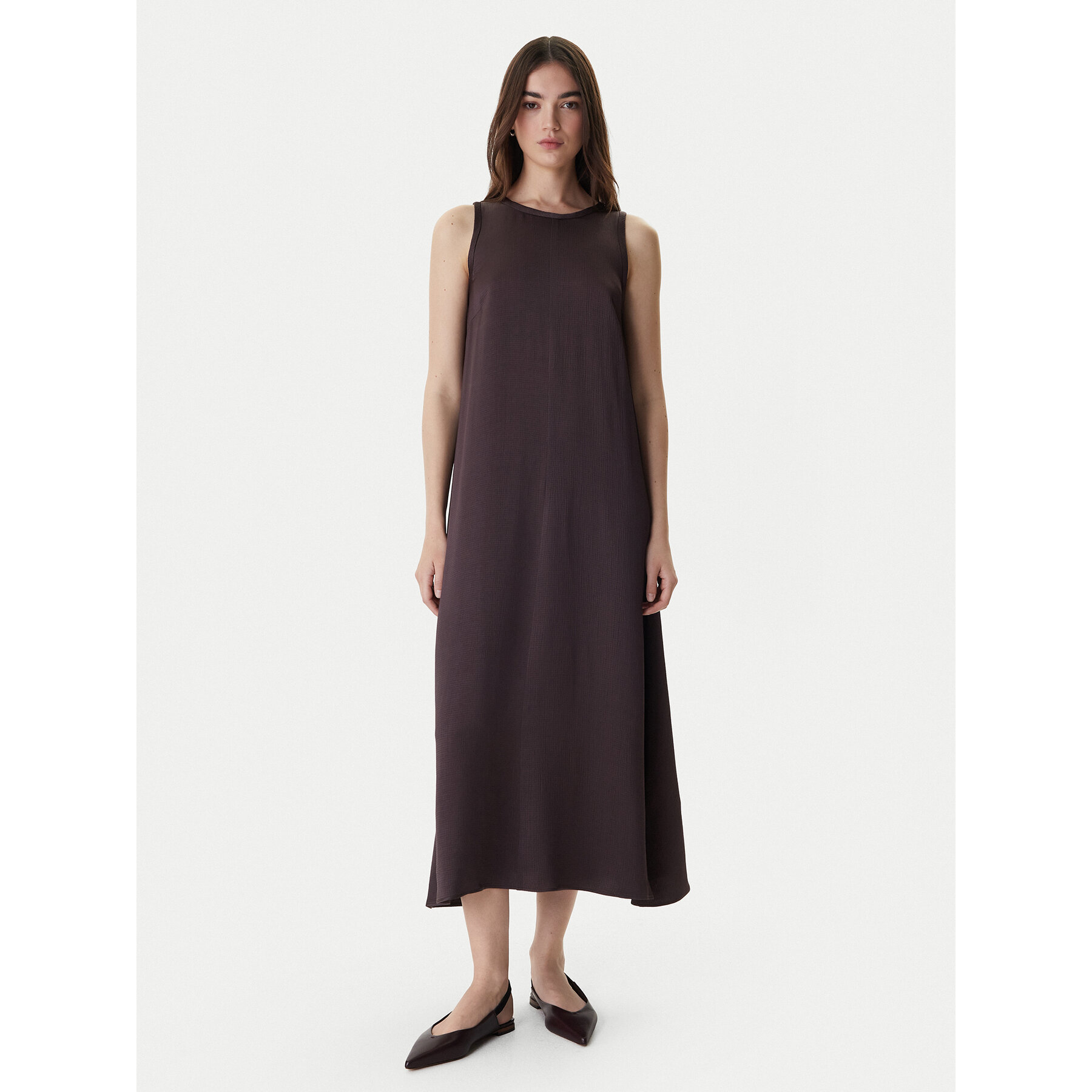 Marella Sommerkleid Emme by Marella Uguale 2615221011 Braun Regular Fit