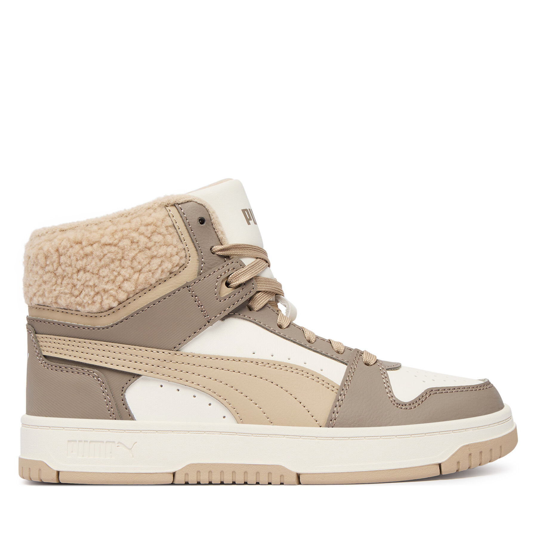 Sneakers Puma Rebound Slam Mid Cozy Jr 407728 01 Gri