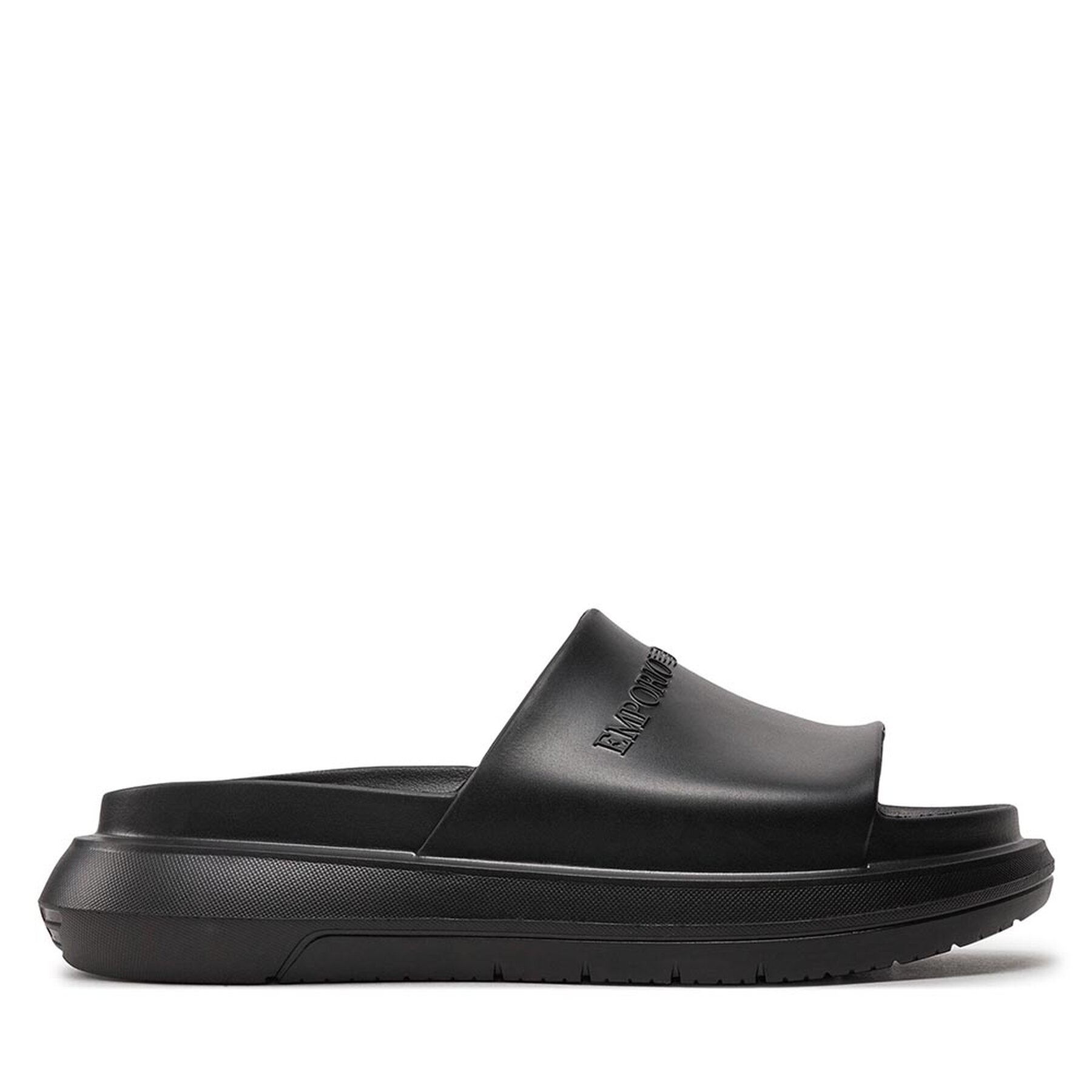 Herren Pantoletten Emporio Armani, Schuhgröße 44, Schwarz, X4P134 XD405 00002