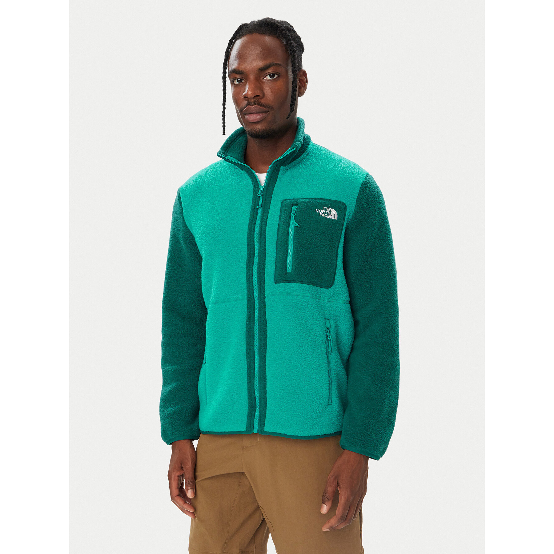 The North Face Fleecejacke Yumiori NF0A883R Türkisfarben Regular Fit