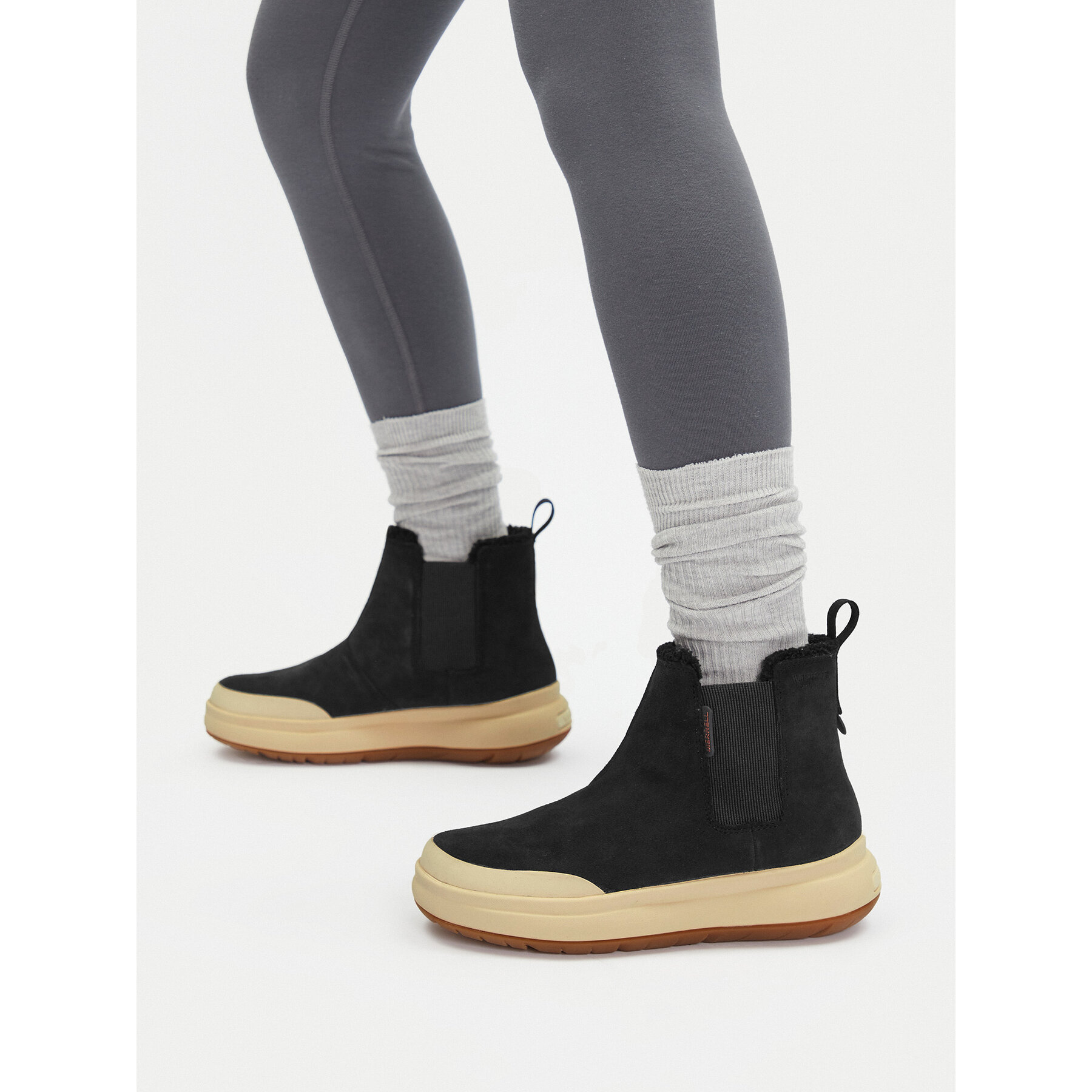Čizme Merrell Marquette Thermo Pull On Wp J007064 Crna