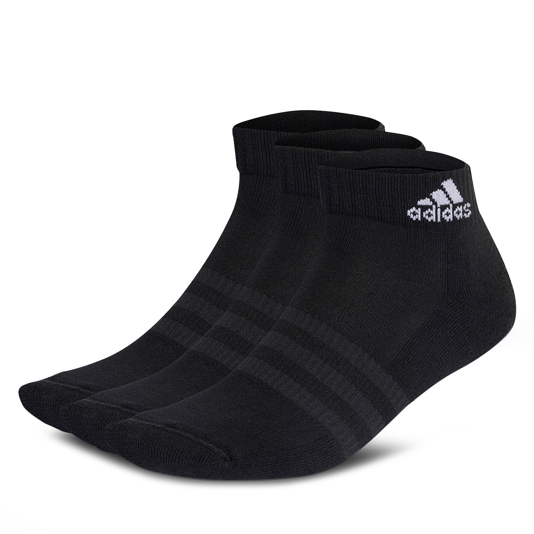 

Низькі шкарпетки unisex adidas Cushioned Sportswear Ankle Socks 3 Pairs IC1277 black/white, Чорний